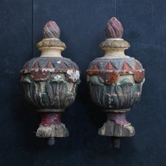 Matched pair of Early 20th Century English Hand Crafted Fairground Fragment