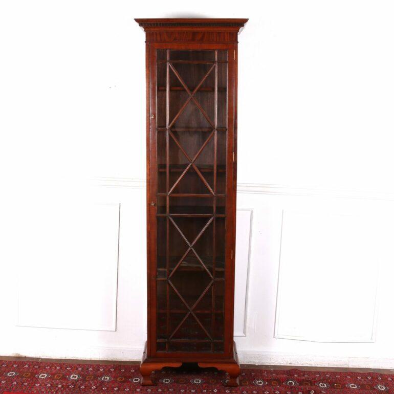 Rare Matched Pair Of English Georgian Mahogany Early 19th C. Bookcases