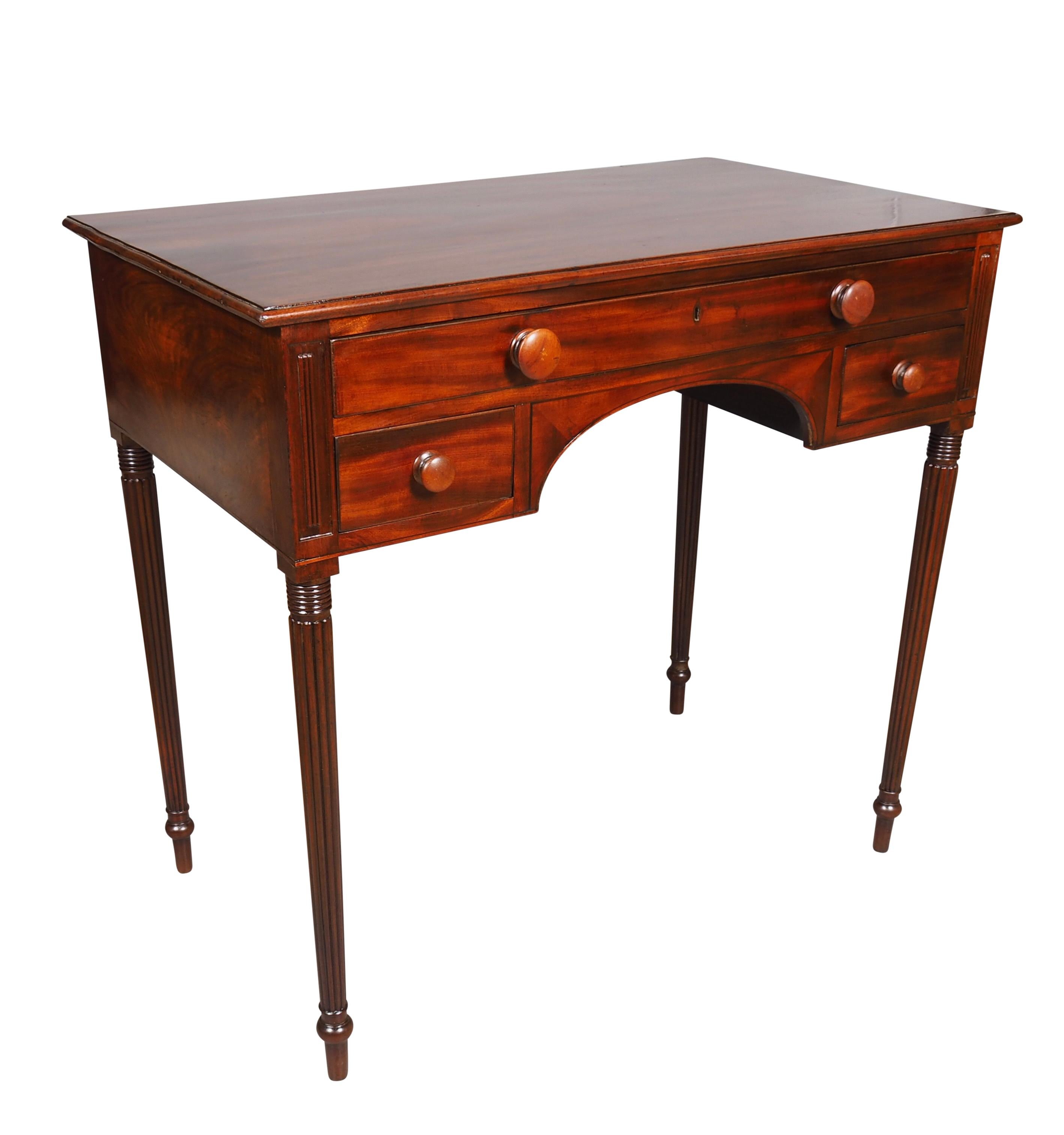 Matched Pair Of Federal Mahogany Servers For Sale 6