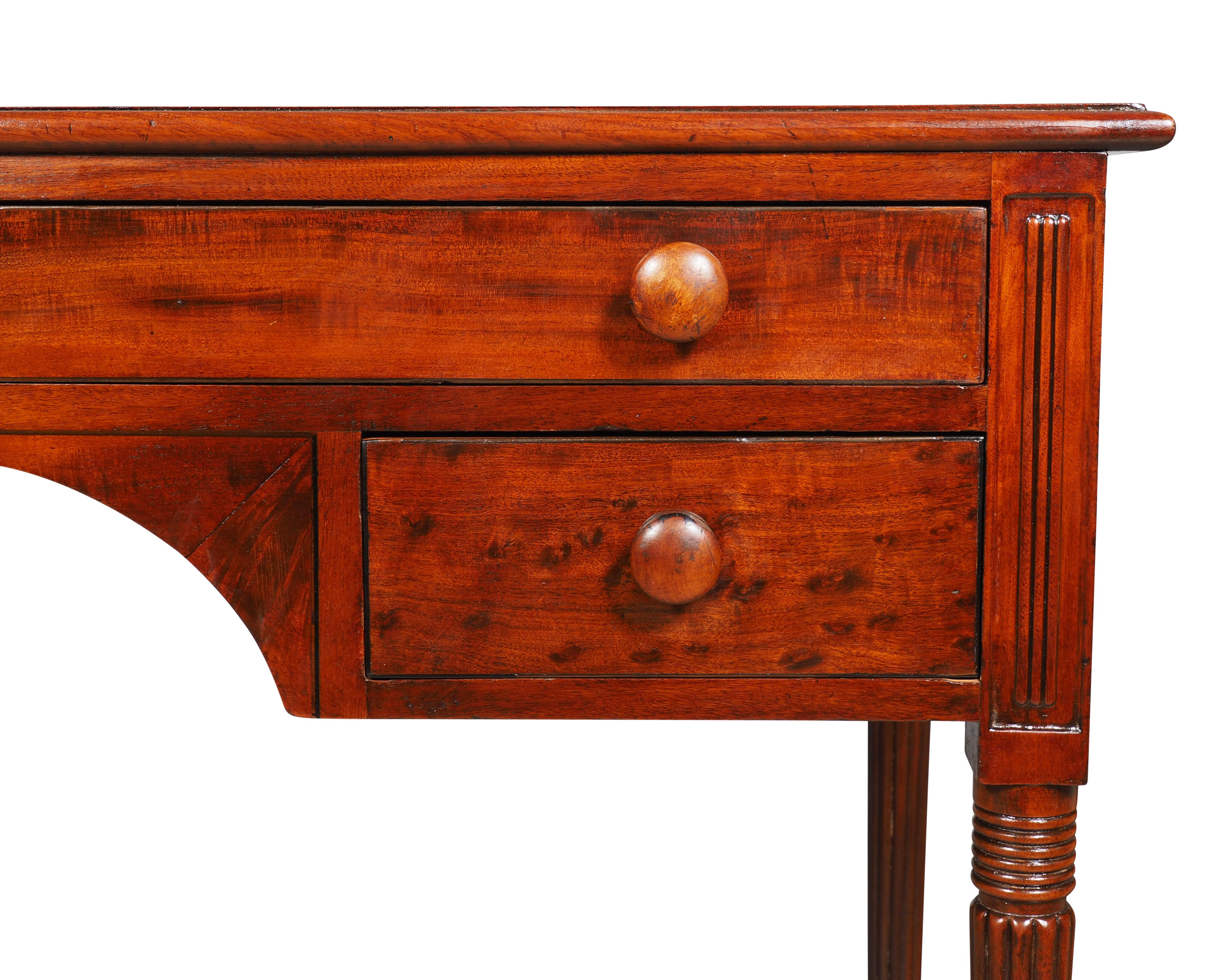 Matched Pair Of Federal Mahogany Servers For Sale 11