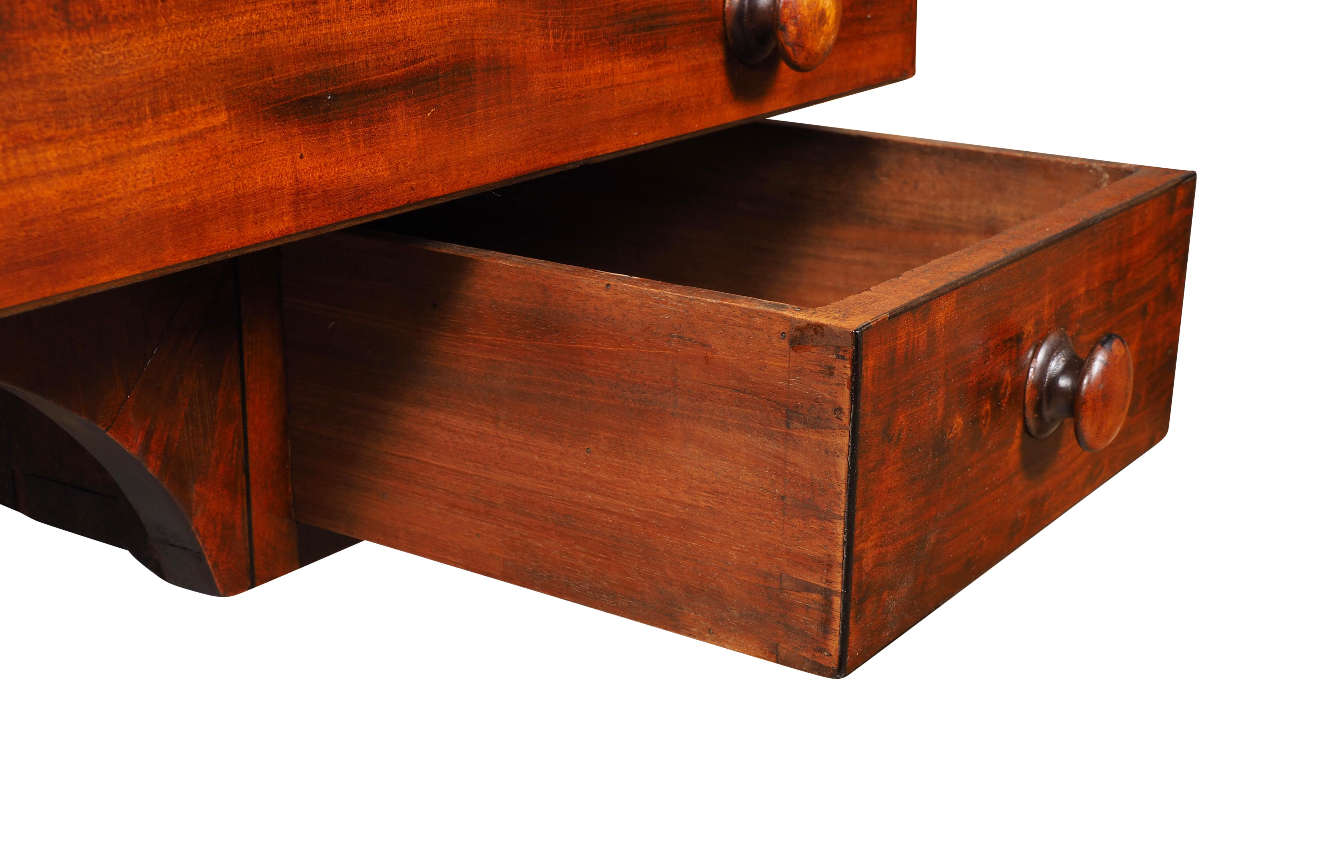 Matched Pair Of Federal Mahogany Servers For Sale 13