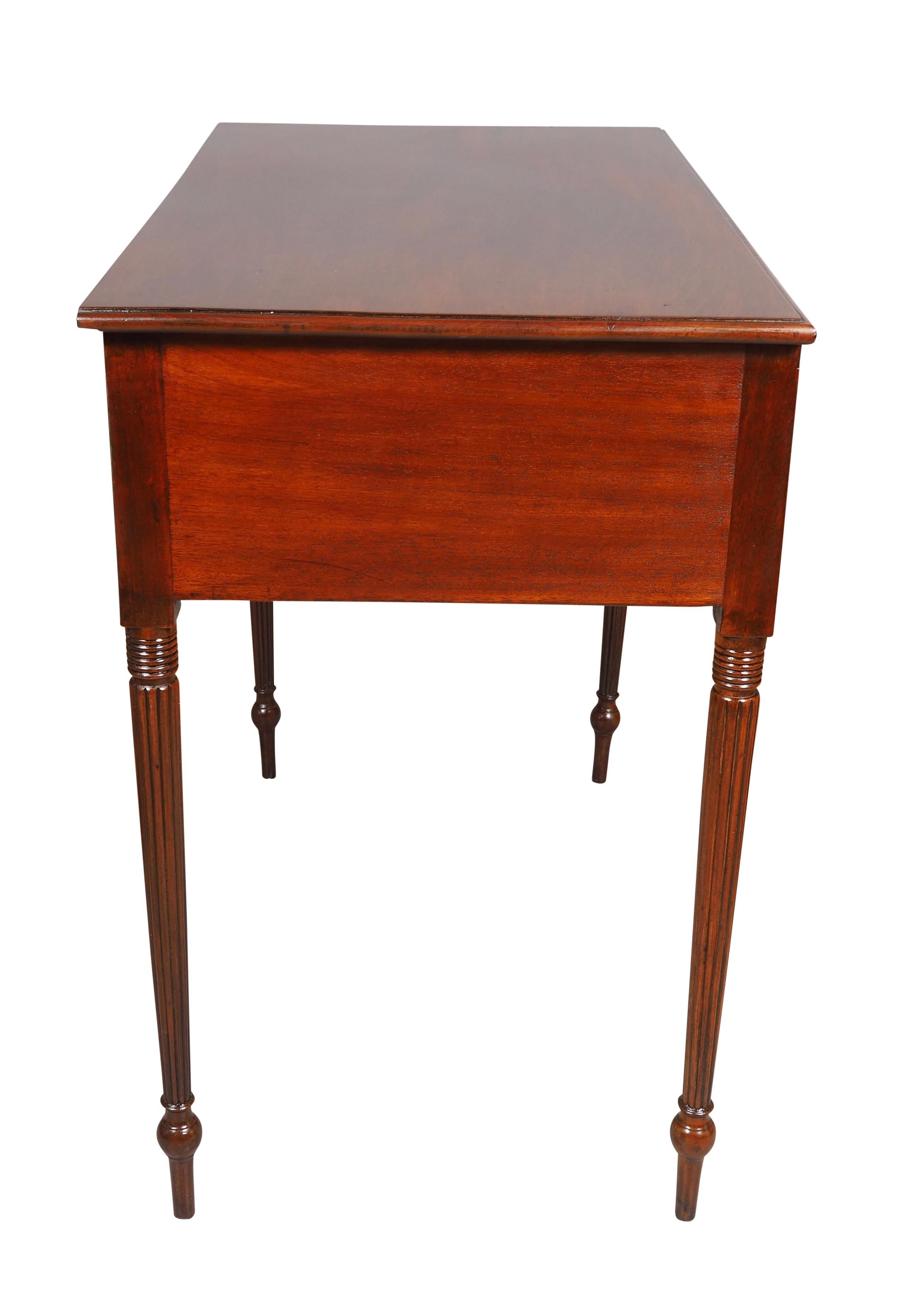 Early 19th Century Matched Pair Of Federal Mahogany Servers For Sale