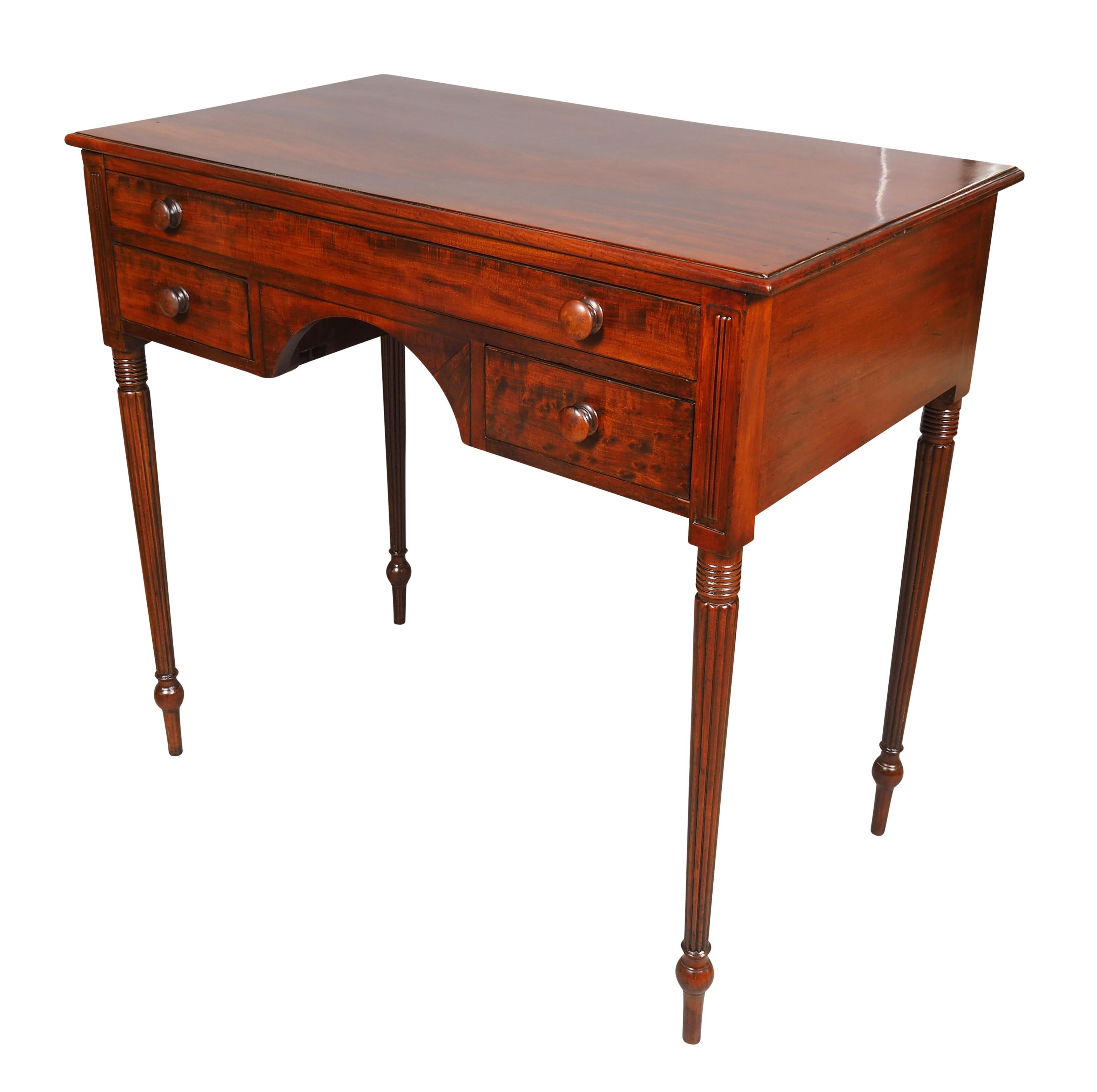 Matched Pair Of Federal Mahogany Servers For Sale 3