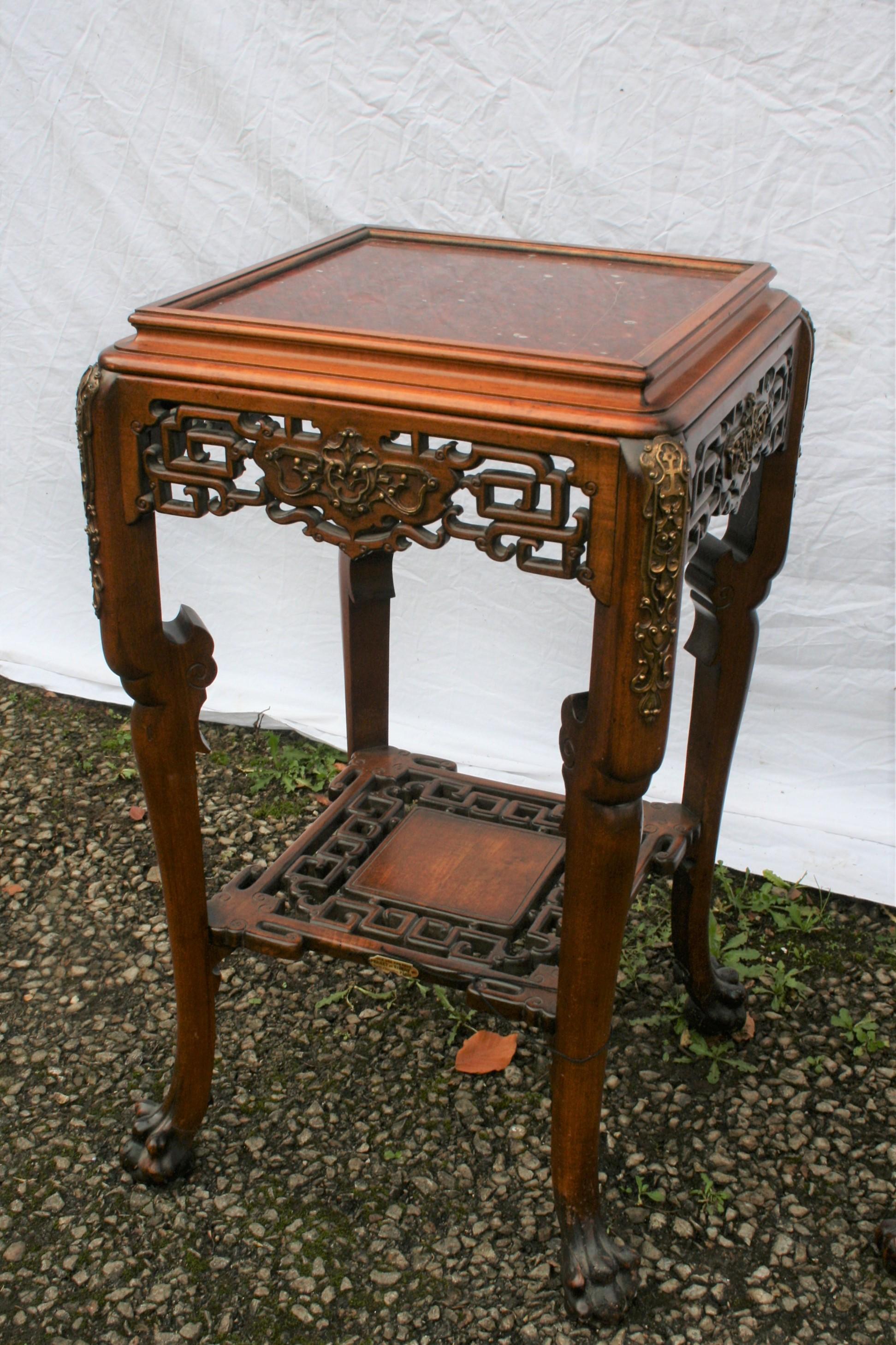 Late 19th Century Matched Pair of French Japanese Style Table For Sale