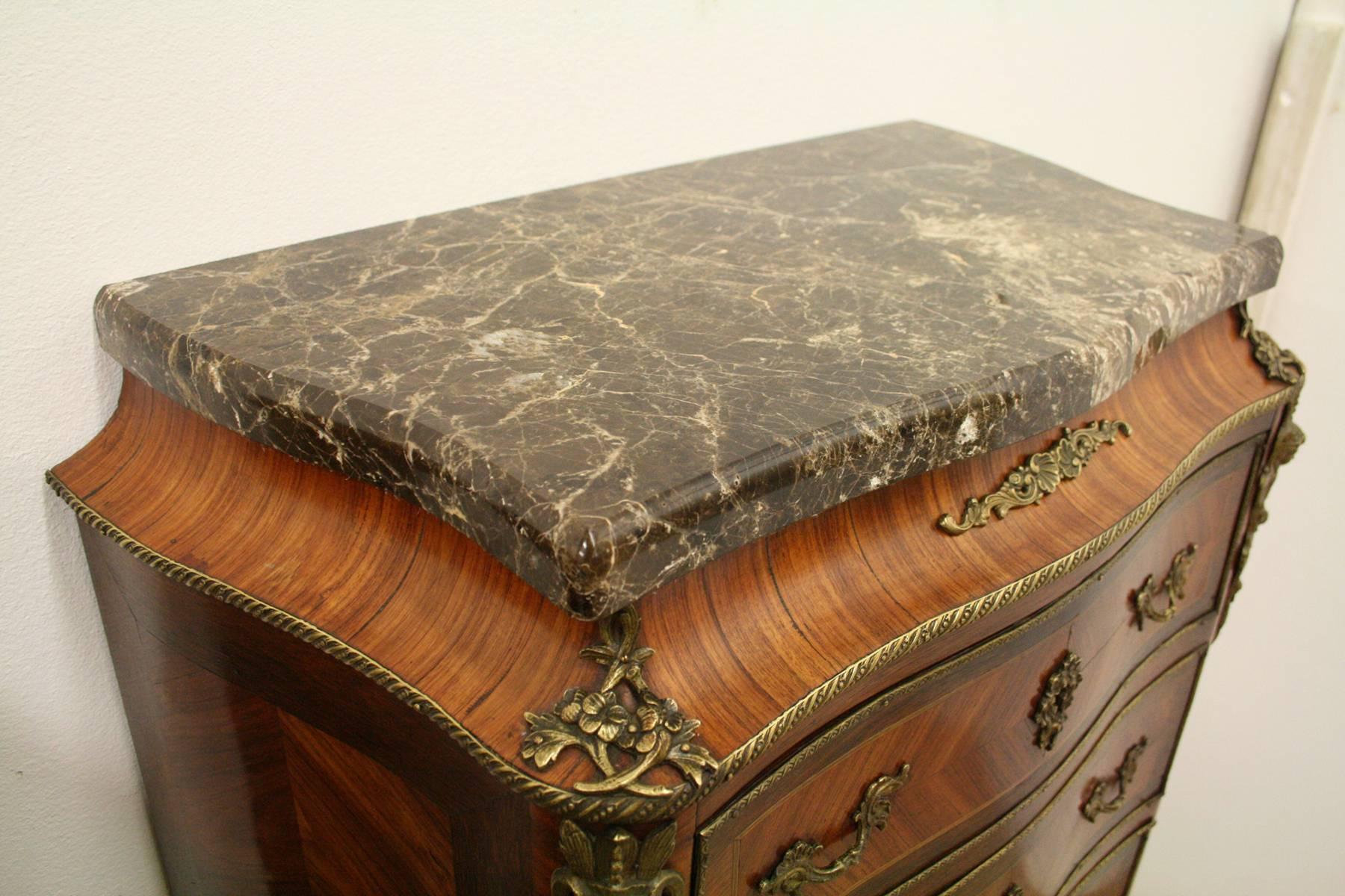 Matched Pair of French Ormolu Mount Secretaire Chests, circa 1880 1
