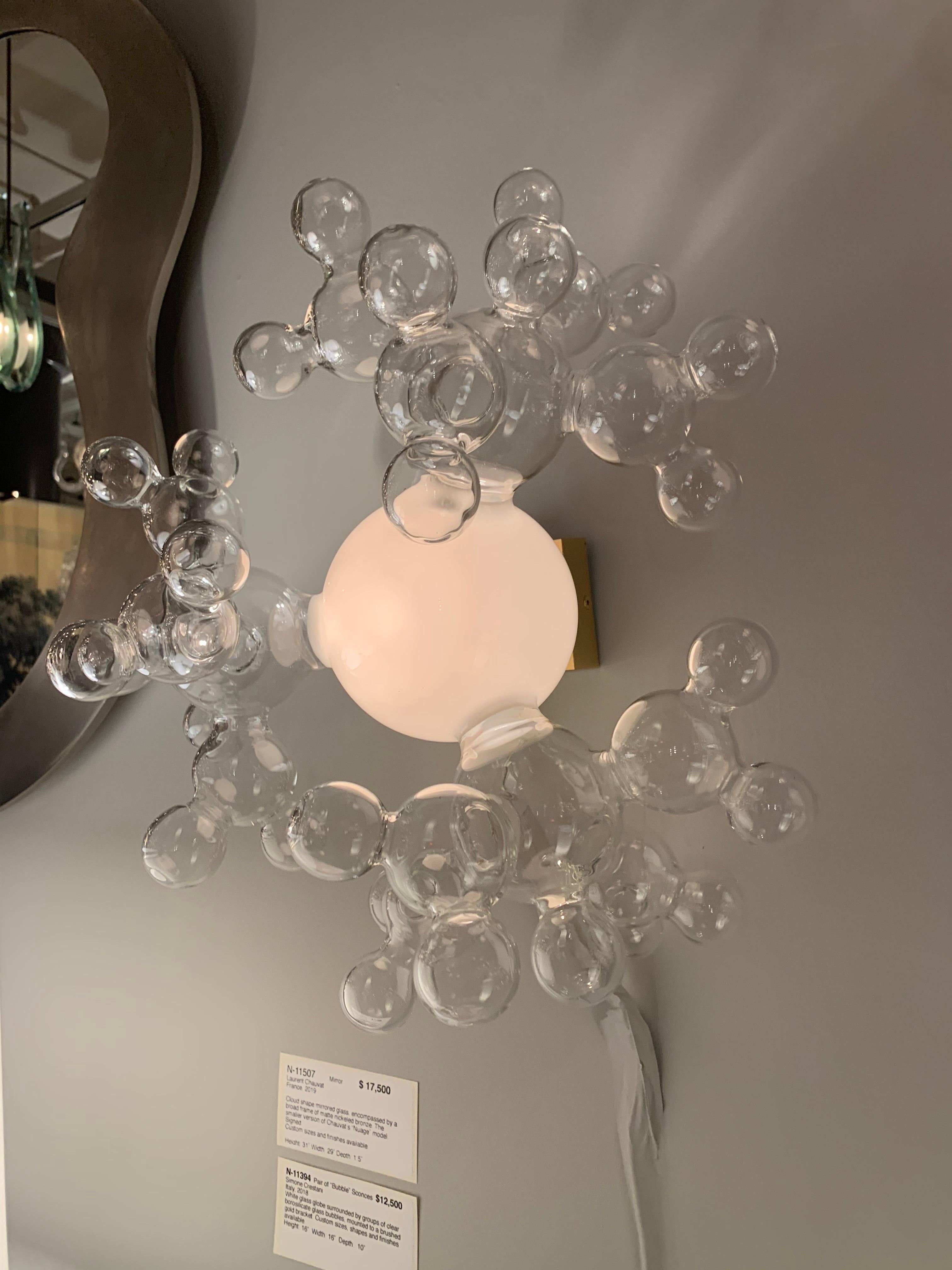 Italiano Coppia di appliques in vetro 