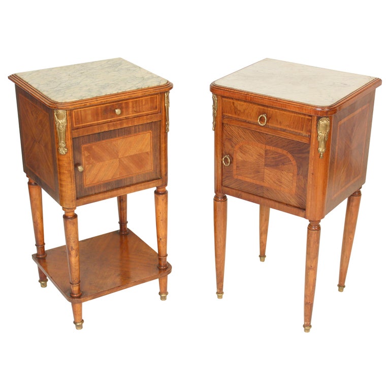 Matched Pair Of Louis Xvi Style Occasional Tables For Sale At 1stdibs
