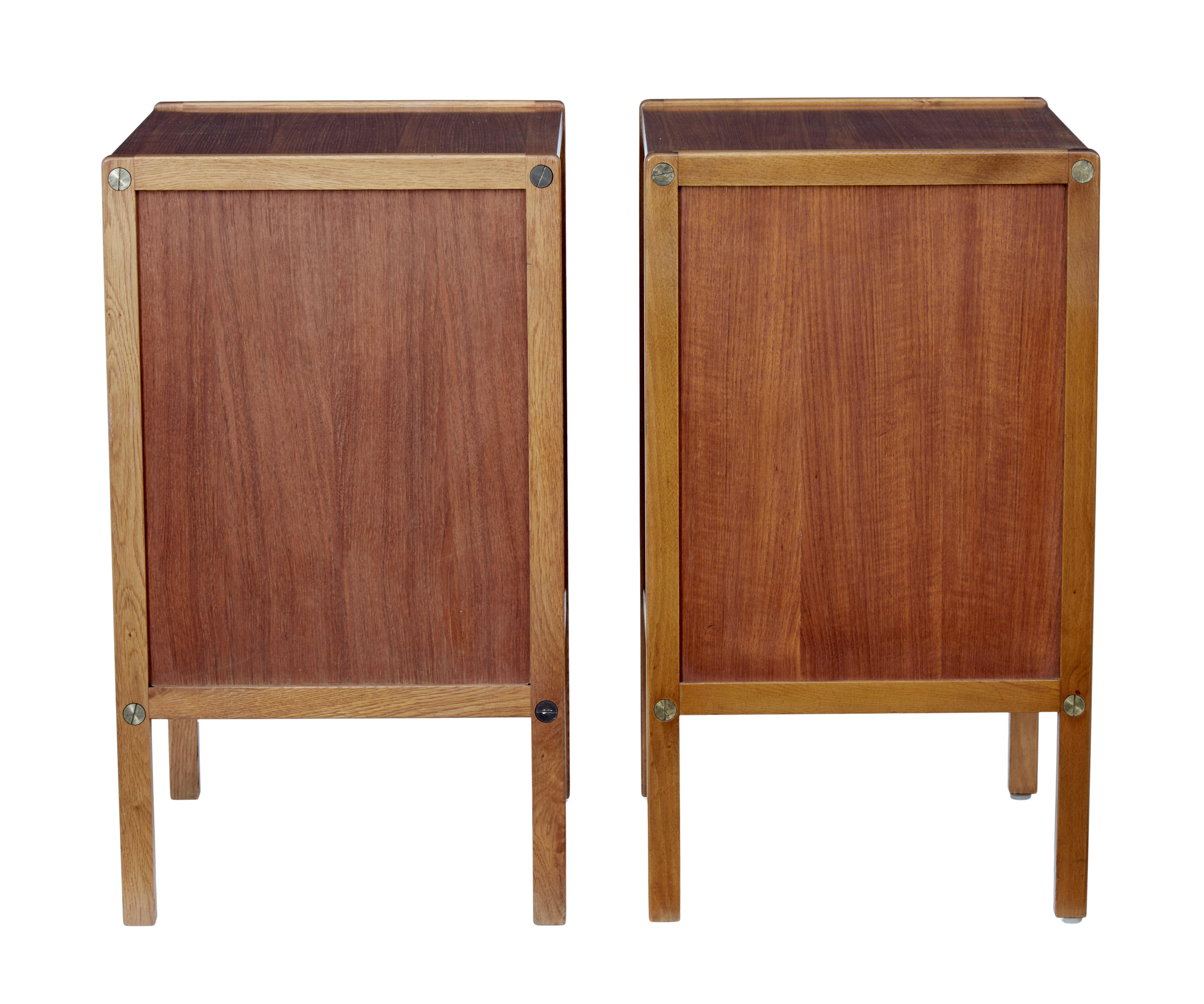 Swedish Matched Pair of Mid 20th Century Scandinavian Chests by Bodafors