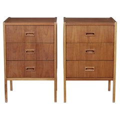 Matched Pair of Mid 20th Century Scandinavian Chests by Bodafors
