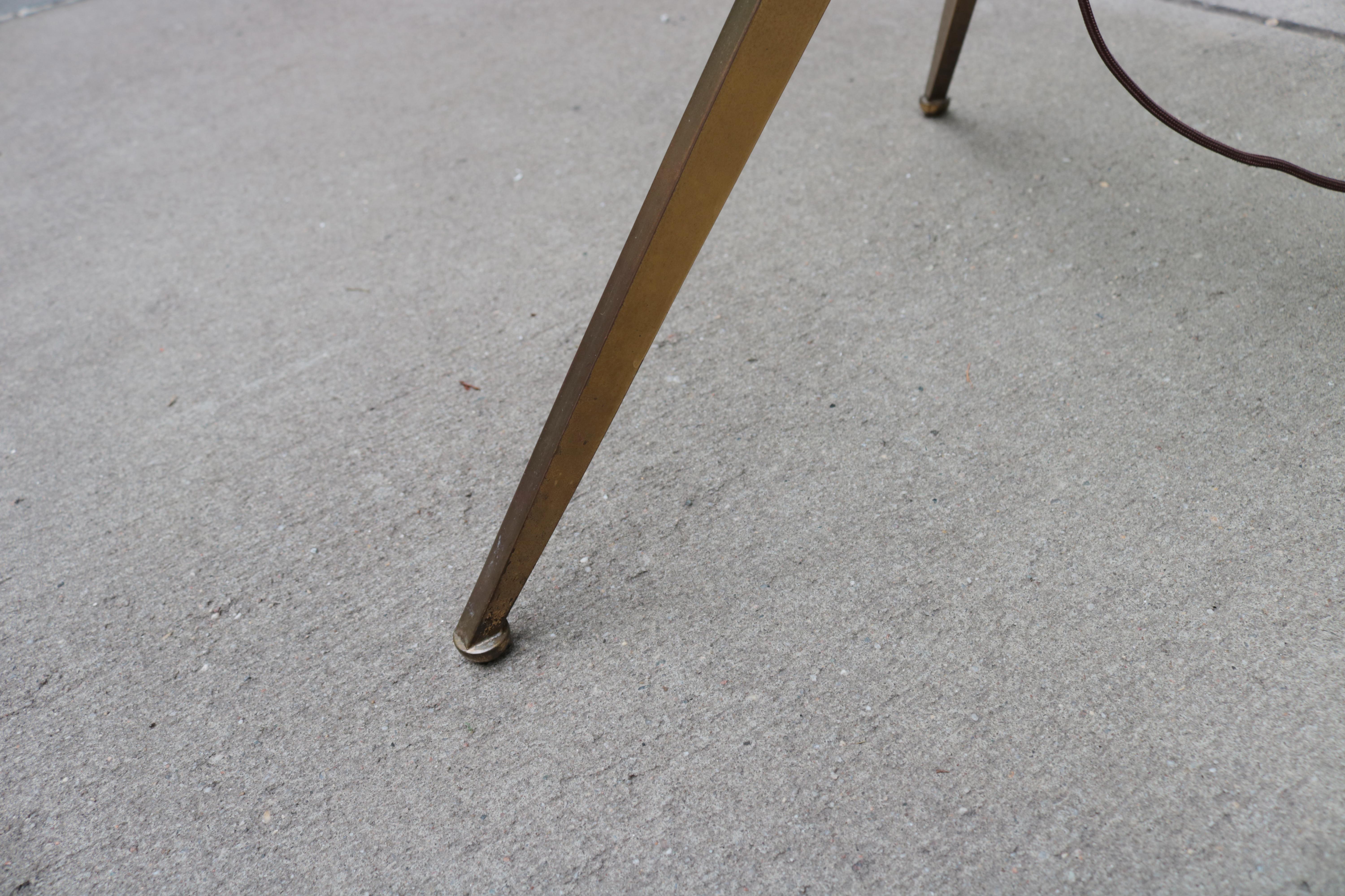 Matched Pair of Modernist Floor Lamp Tables Attributed to Paul McCobb 3