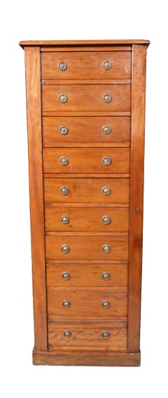 Matched Pair Of Regency Mahogany Wellington Chests