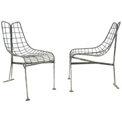 Zusammenpassendes Paar Vladimir Kagan für Kagan Dreyfuss "Capricorn" Lounge Chairs 1950