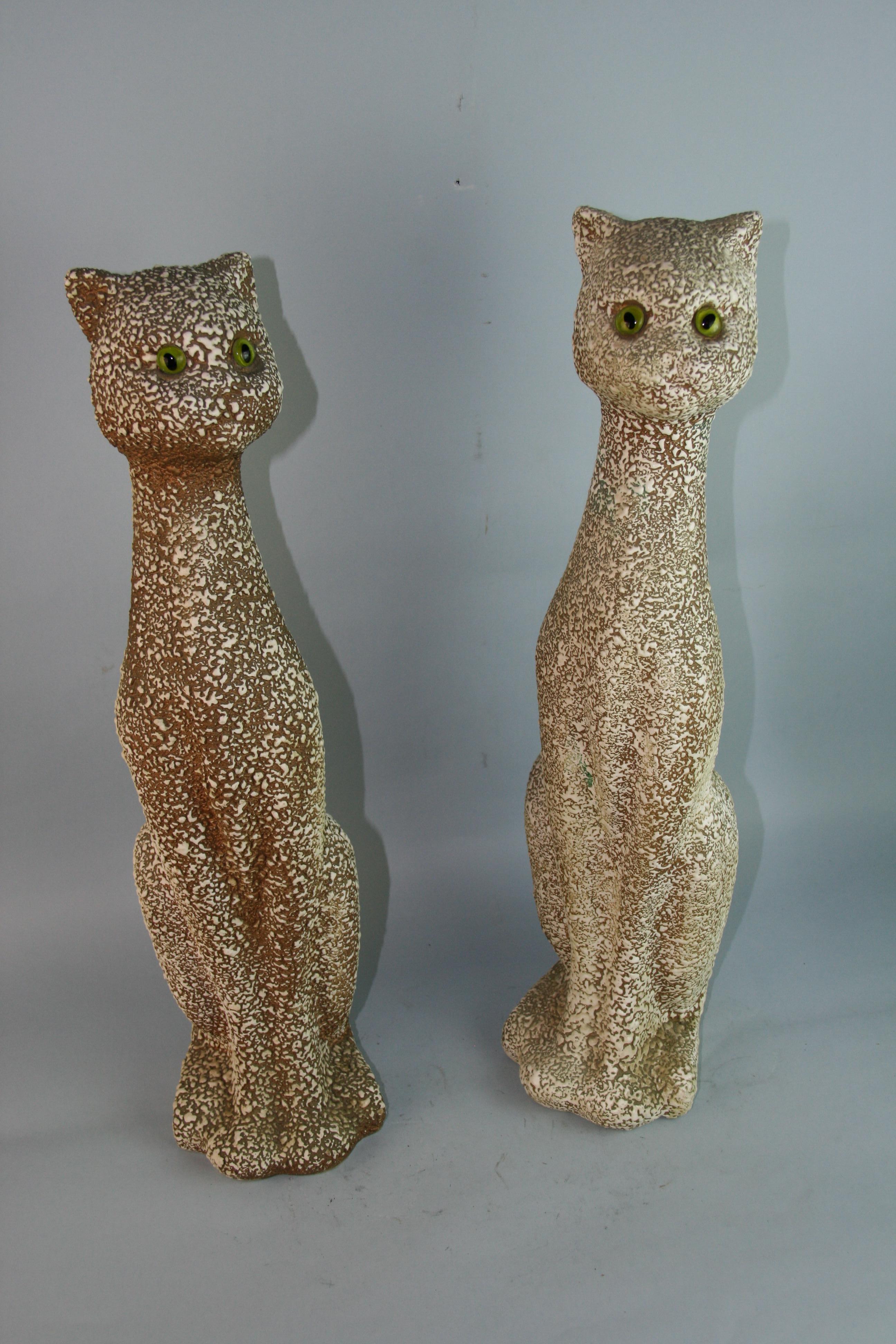 ceramic cats vintage