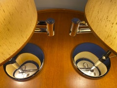 Matched Pair Walter Von Nessen Swing Out Table/ Desk Lamps, Nessen Studio's