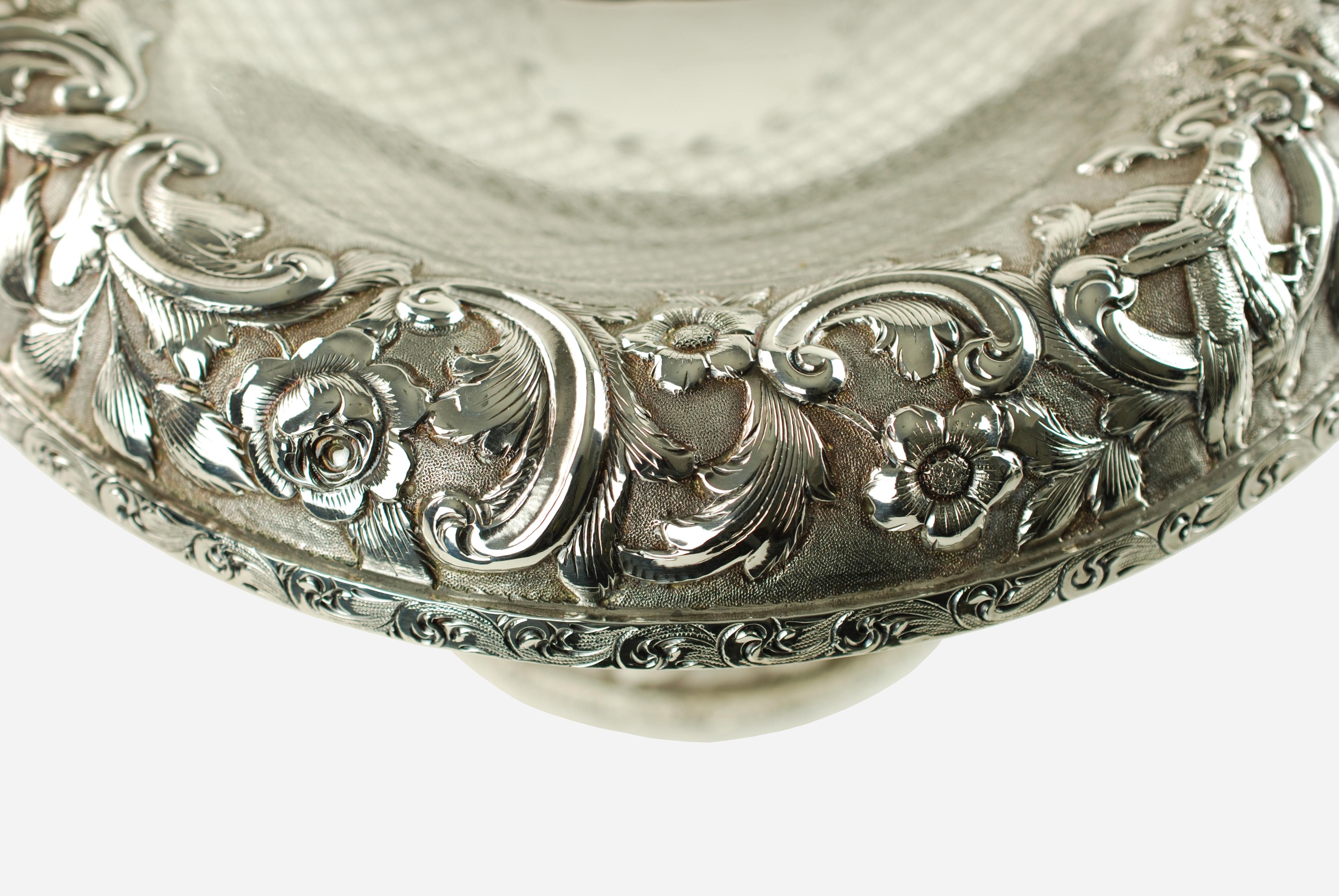 Silver Match Schofield Baltimore Silversmiths Paesaggio del castello di Tazzas in argento sterling in vendita 2