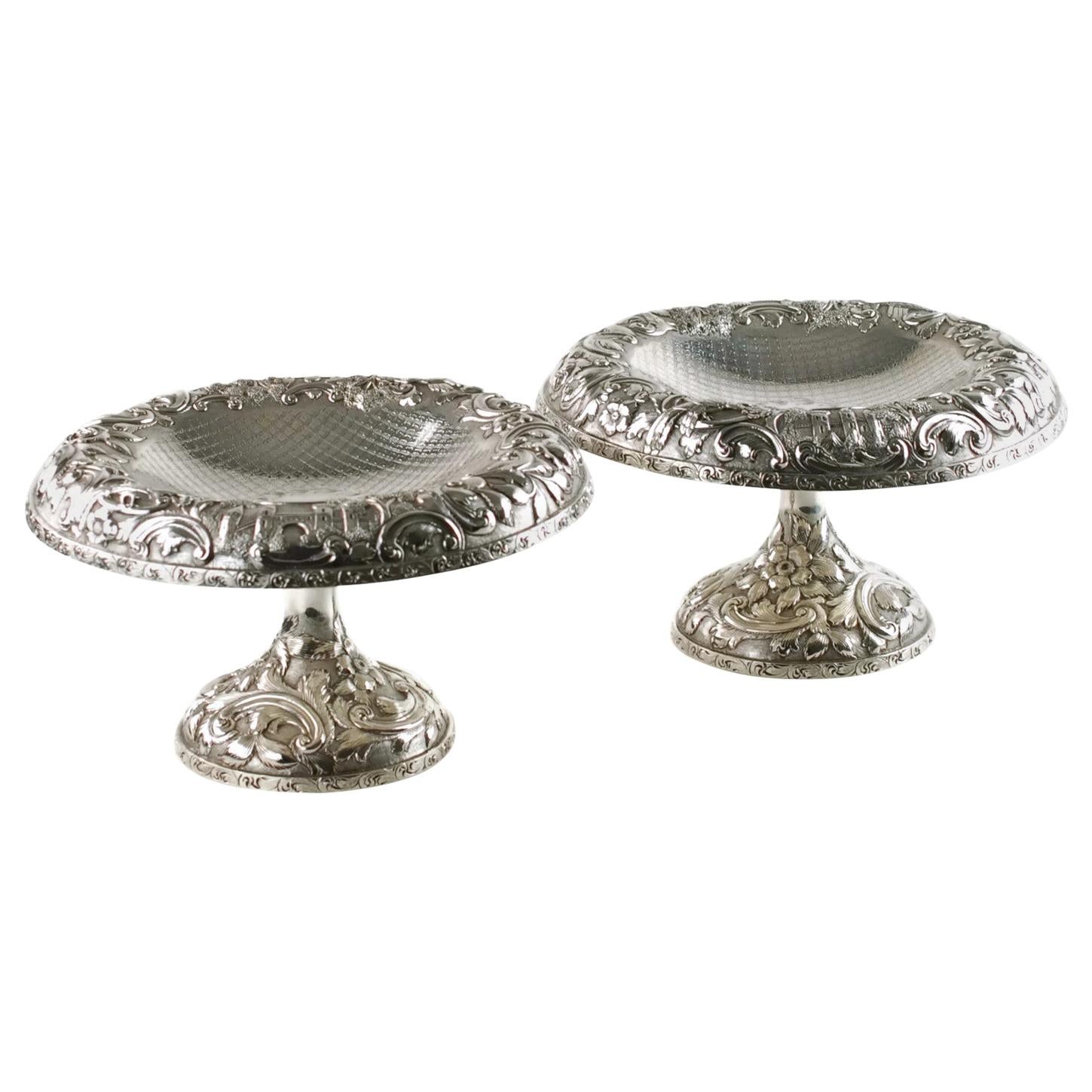 Silver Match Schofield Baltimore Silversmiths Paesaggio del castello di Tazzas in argento sterling
