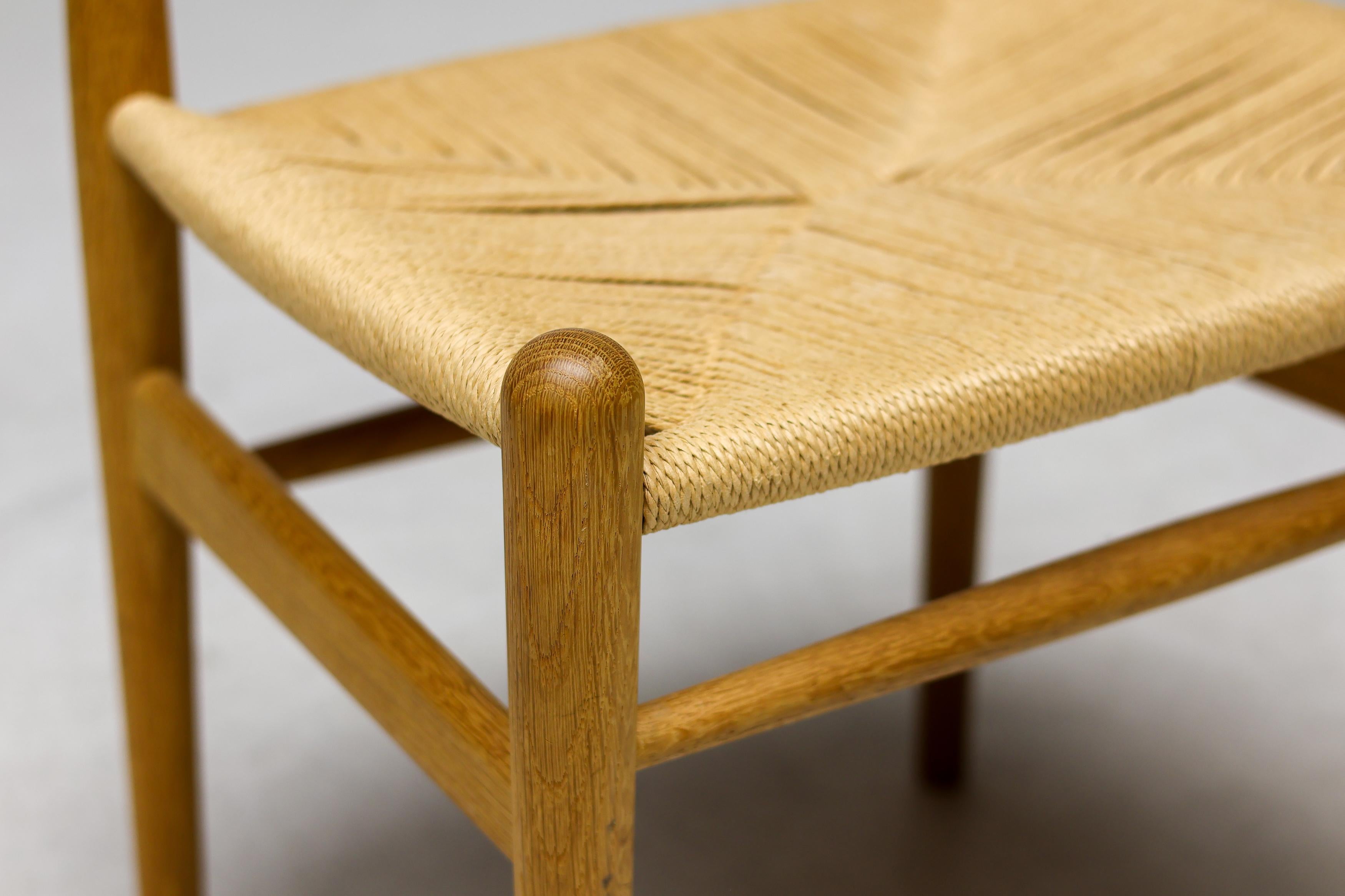 Matching CH36 Dining Chairs, Soap Treated Oak by Hans J. Wegner for Carl Hansen For Sale 3