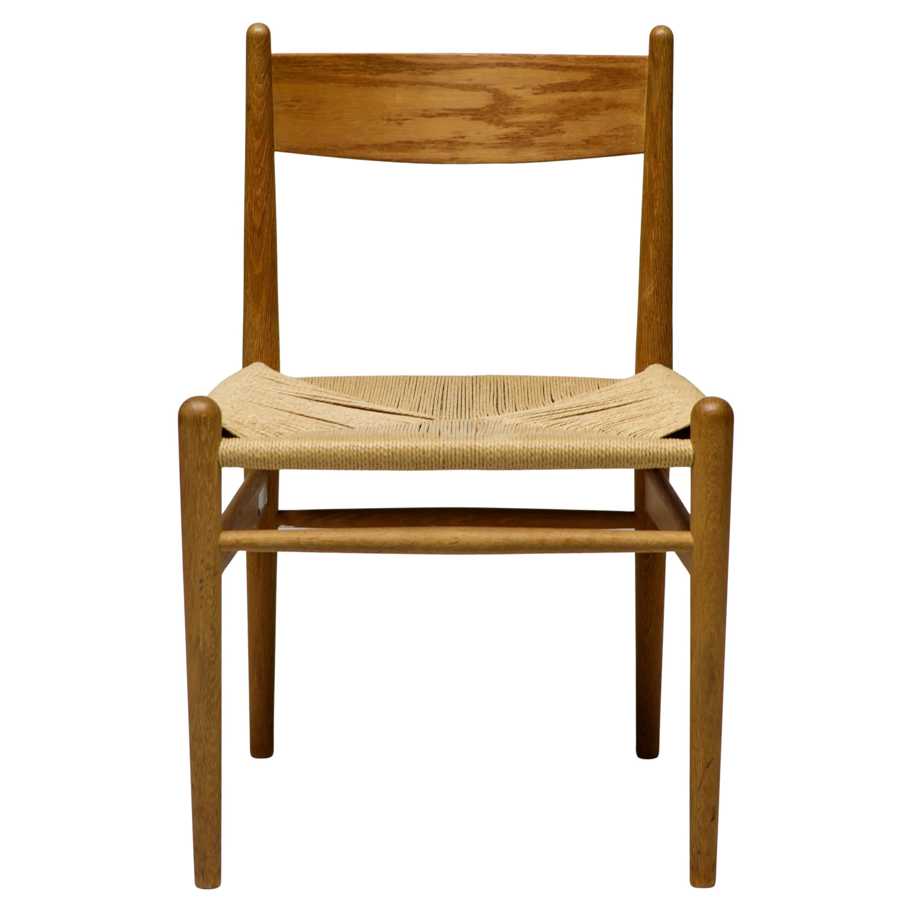 Matching CH36 Dining Chairs, Soap Treated Oak by Hans J. Wegner for Carl Hansen For Sale