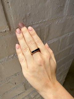 Matching Channel Set Sapphire Bands 14K Yellow Gold