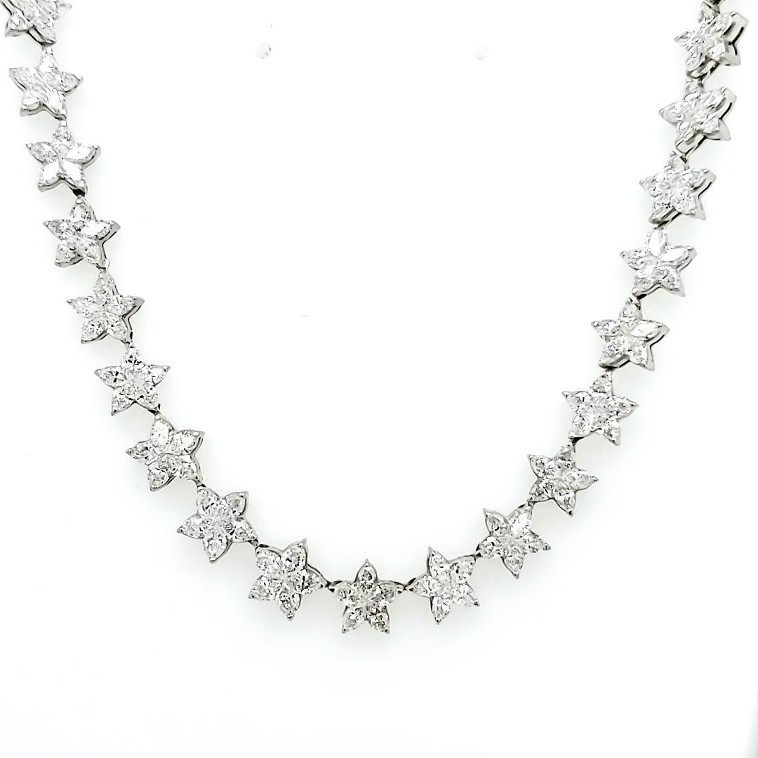 star shaped diamond necklace