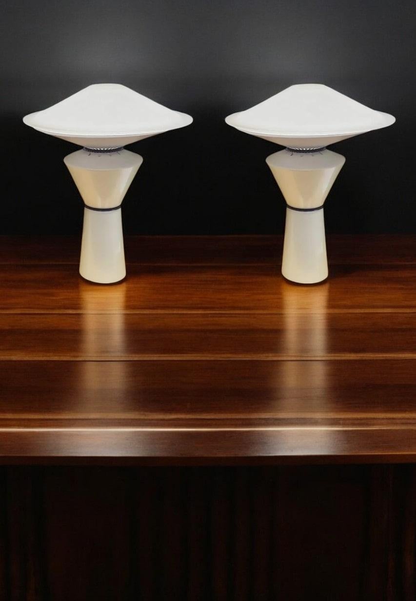 Pair of Post-Modern Table Lamps Designed by Pier Giuseppe Ramella For Sale 5