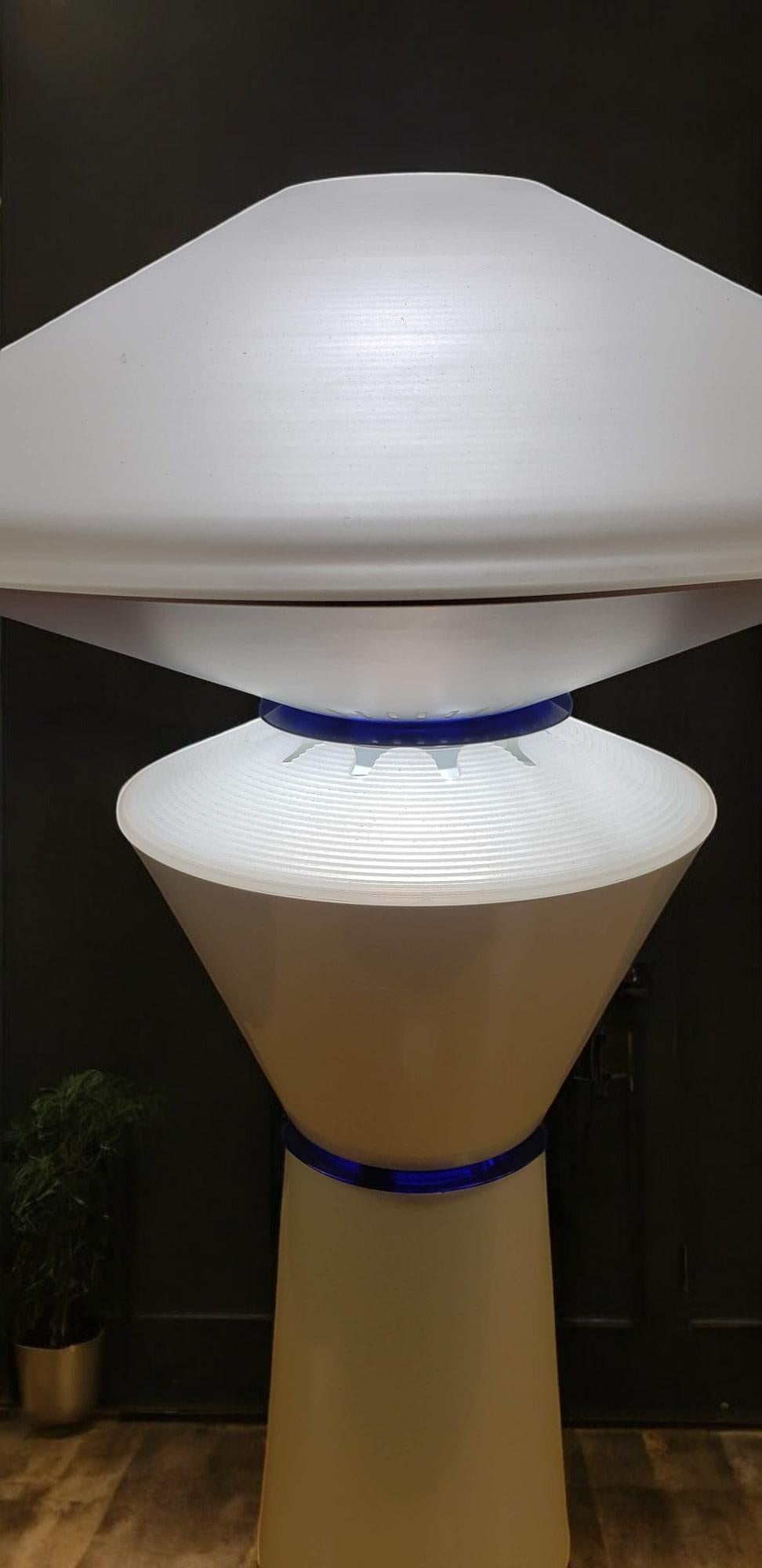 Pair of Post-Modern Table Lamps Designed by Pier Giuseppe Ramella For Sale 1