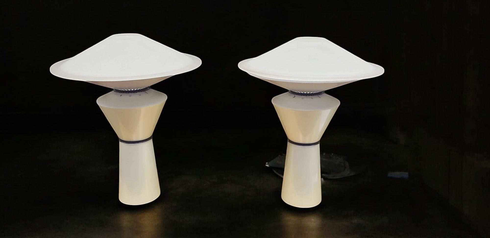 Pair of Post-Modern Table Lamps Designed by Pier Giuseppe Ramella For Sale 6