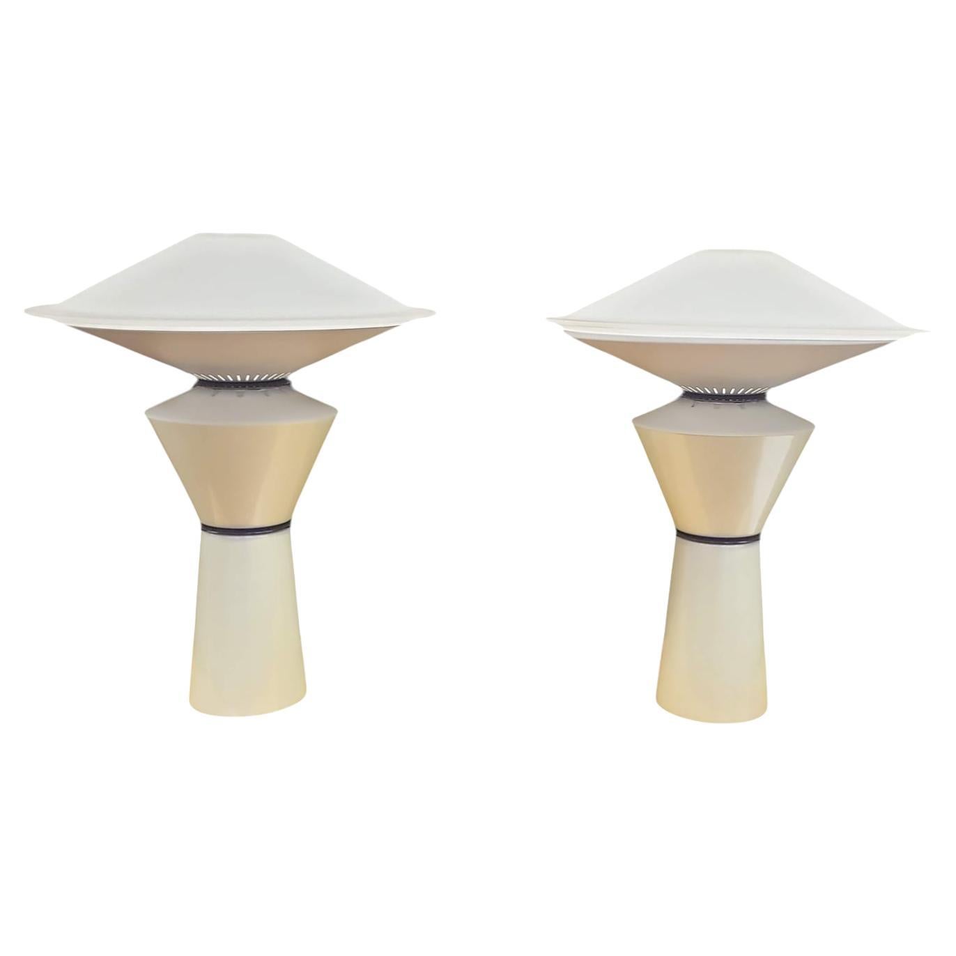 Pair of Post-Modern Table Lamps Designed by Pier Giuseppe Ramella For Sale