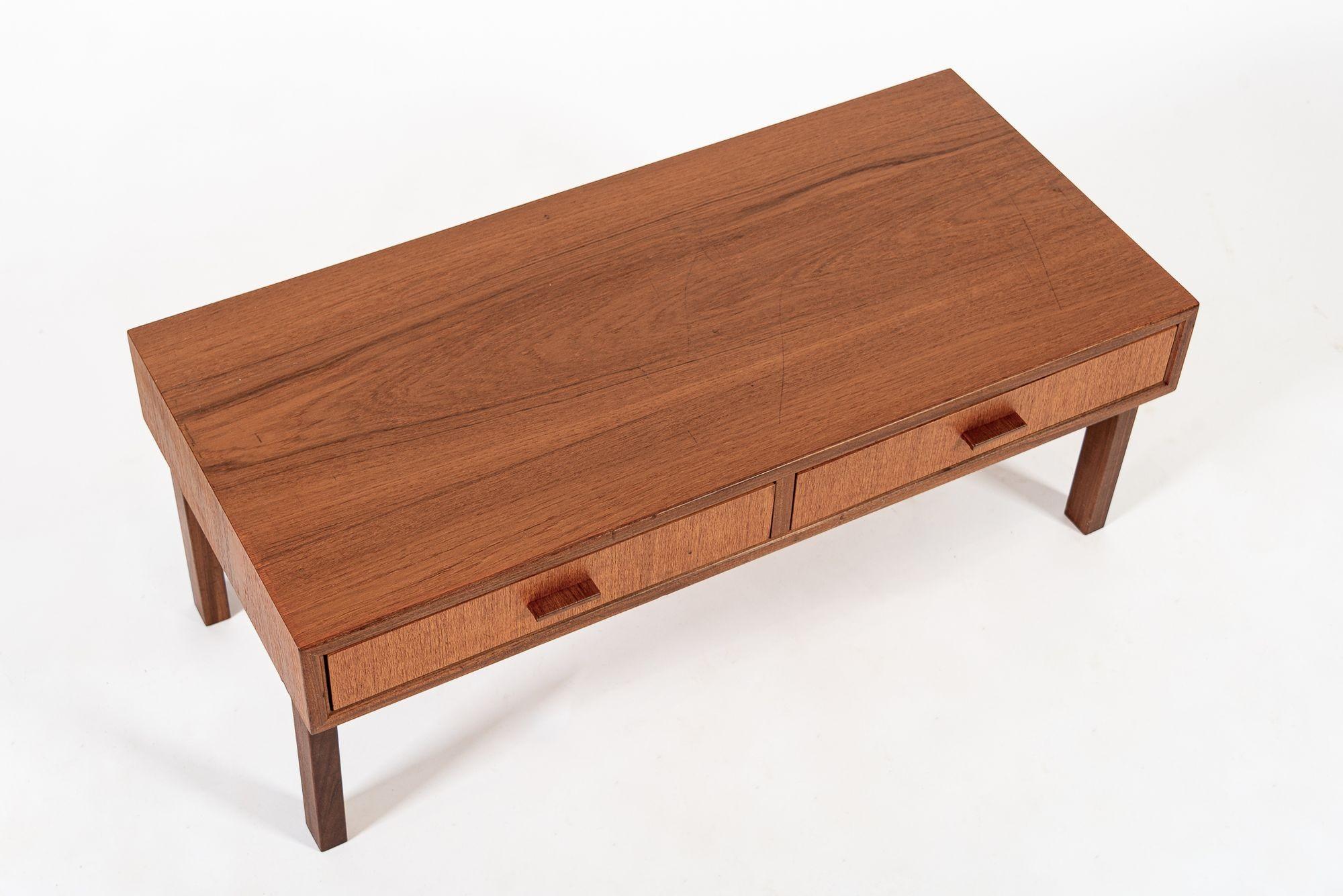 Matching Mid Century Swedish Teak Display Cabinet & Open Bookshelf For Sale 3