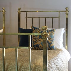 Matching of Pair of Twin Brass Antique Beds, MPS42