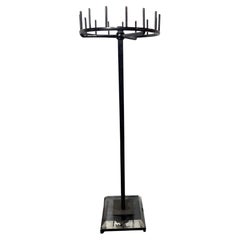 Matching pair metal and lucite Tie / Scarf rotating stands / Store Display