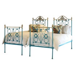 Matching Pair of Antique Beds MPS40 - Quote 20084