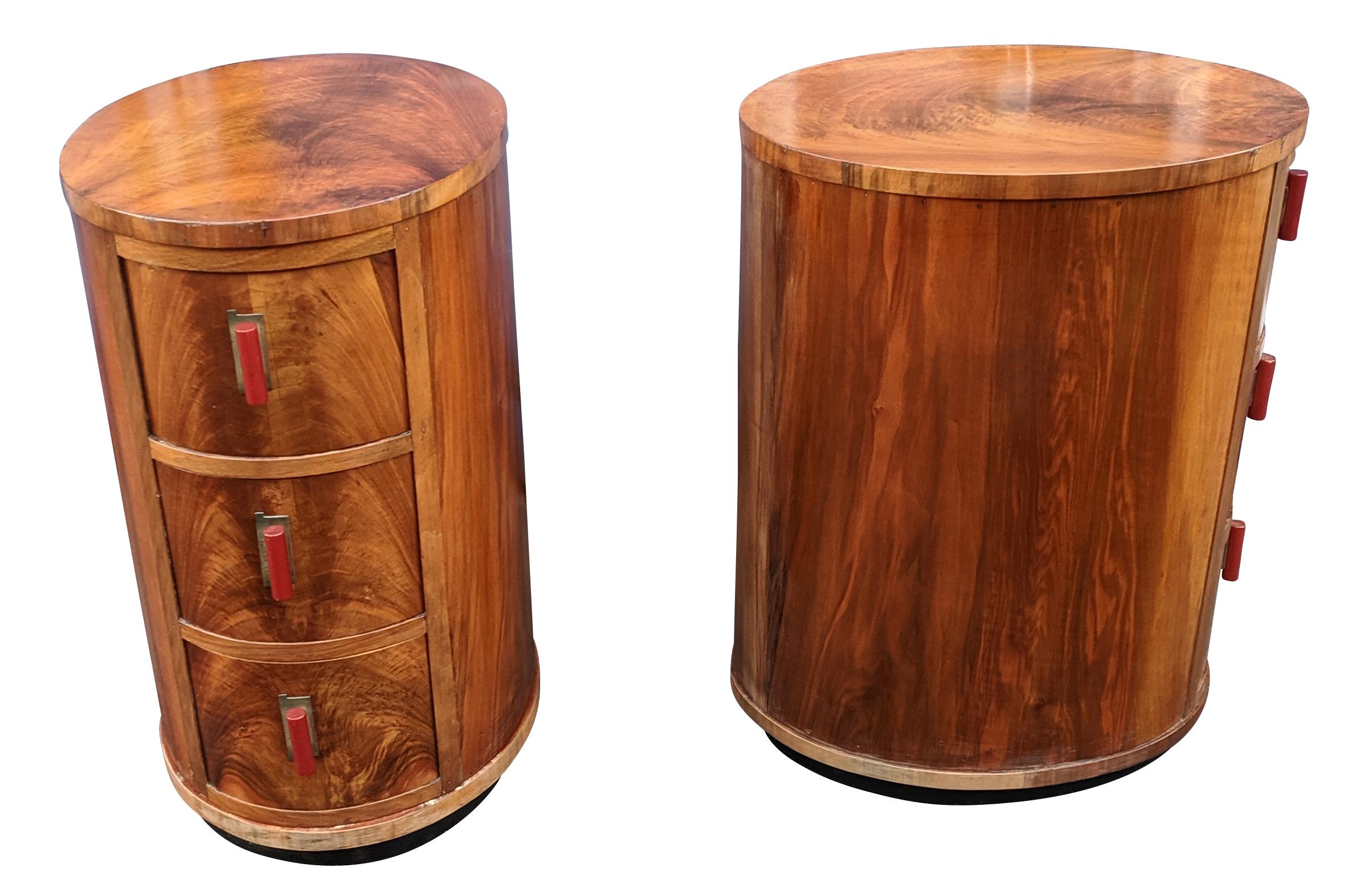 oval bedside cabinets