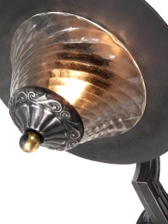 Matching pair of Art Deco Service Station Sconces