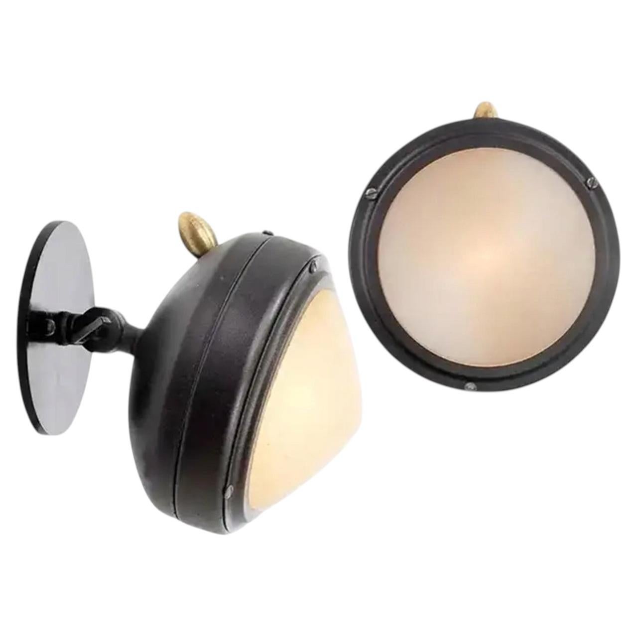 Articulating French Button Sconces