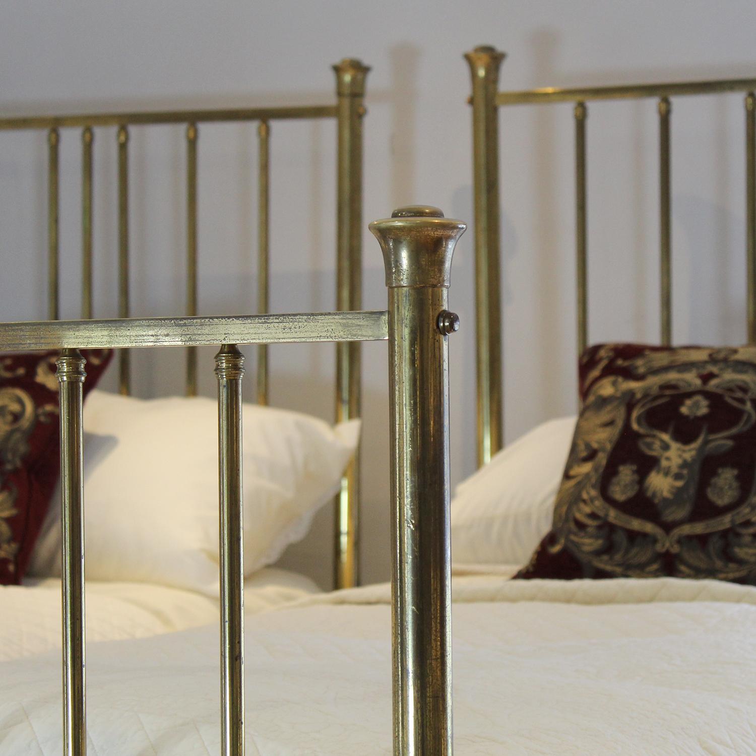 old brass bed