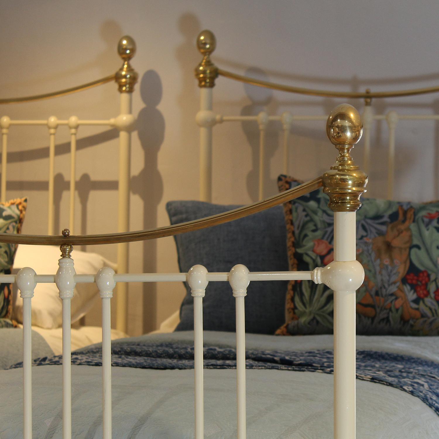 Victorian Matching Pair of Cream Beds, MP54