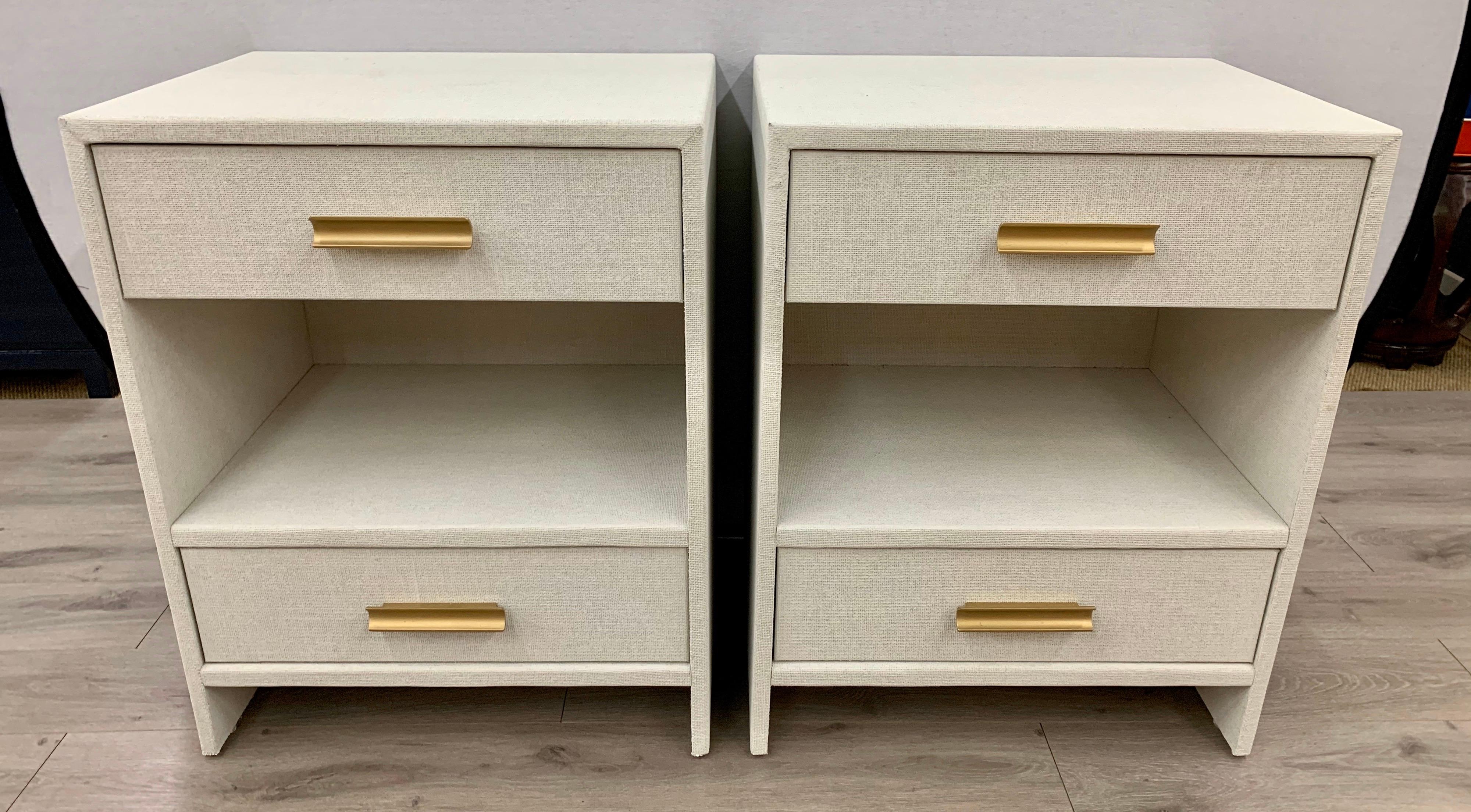 linen nightstands