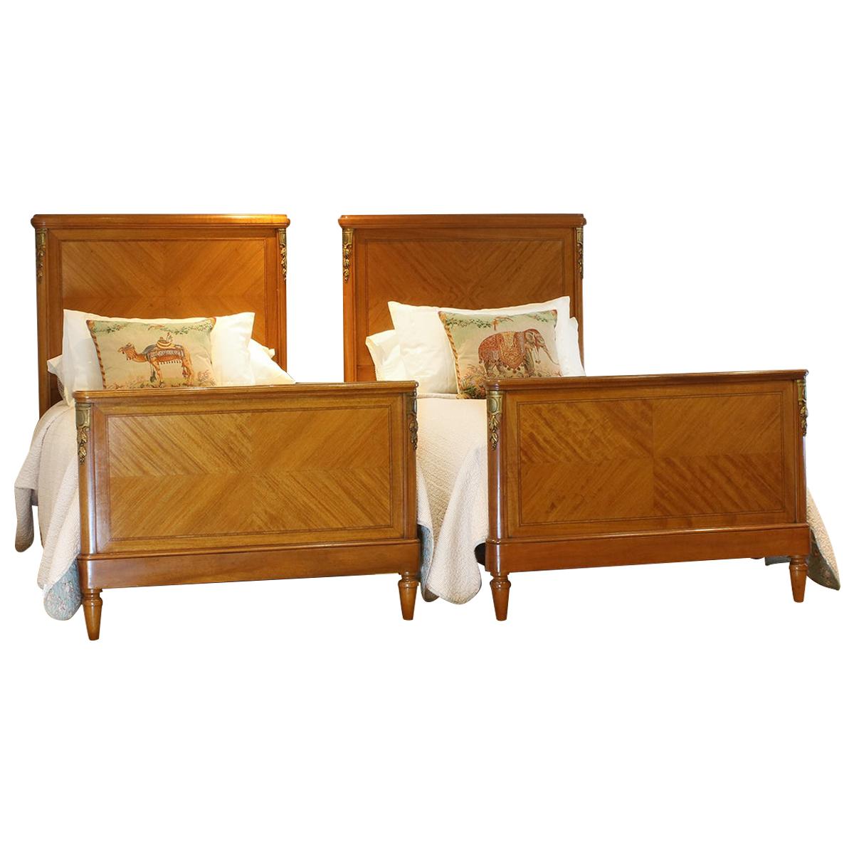 Matching Pair of French Antique Beds, WP32