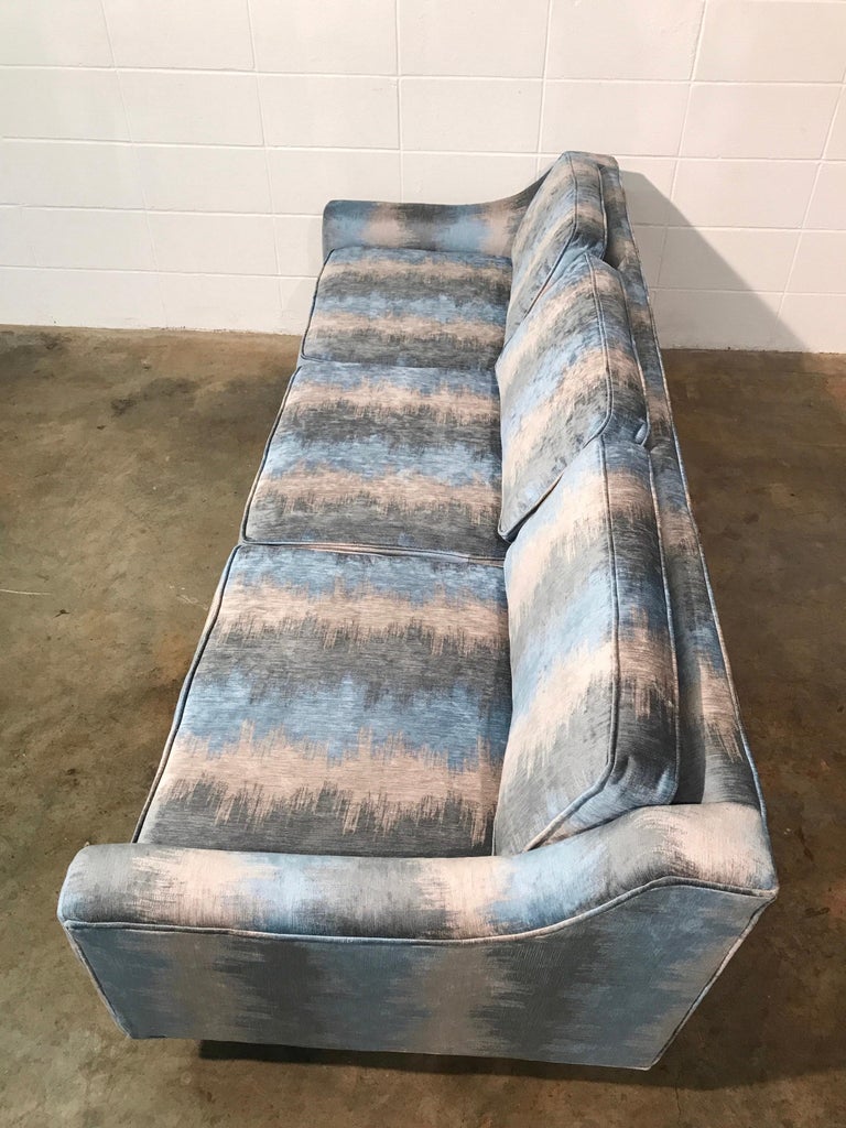 Matching Pair of Fully Restored MidCentury Modern Vintage Sofas For