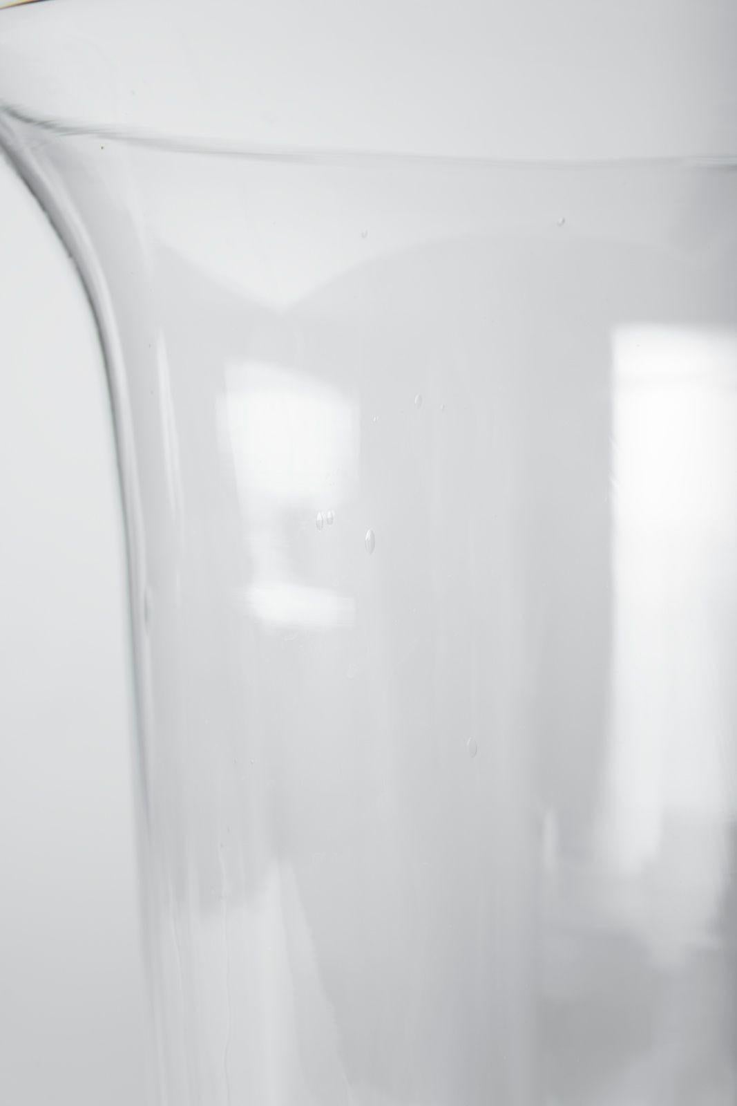 Coppia di grandi vasi di vetro abbinati di Don Shepard per Blenko in vendita 3