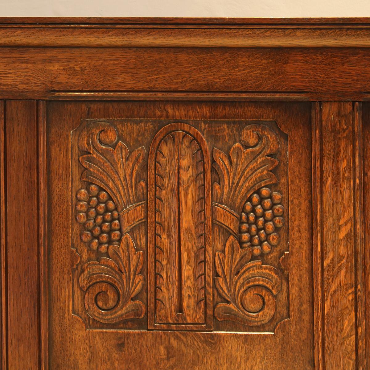 20th Century Matching Pair of Single Oak Beds WP28