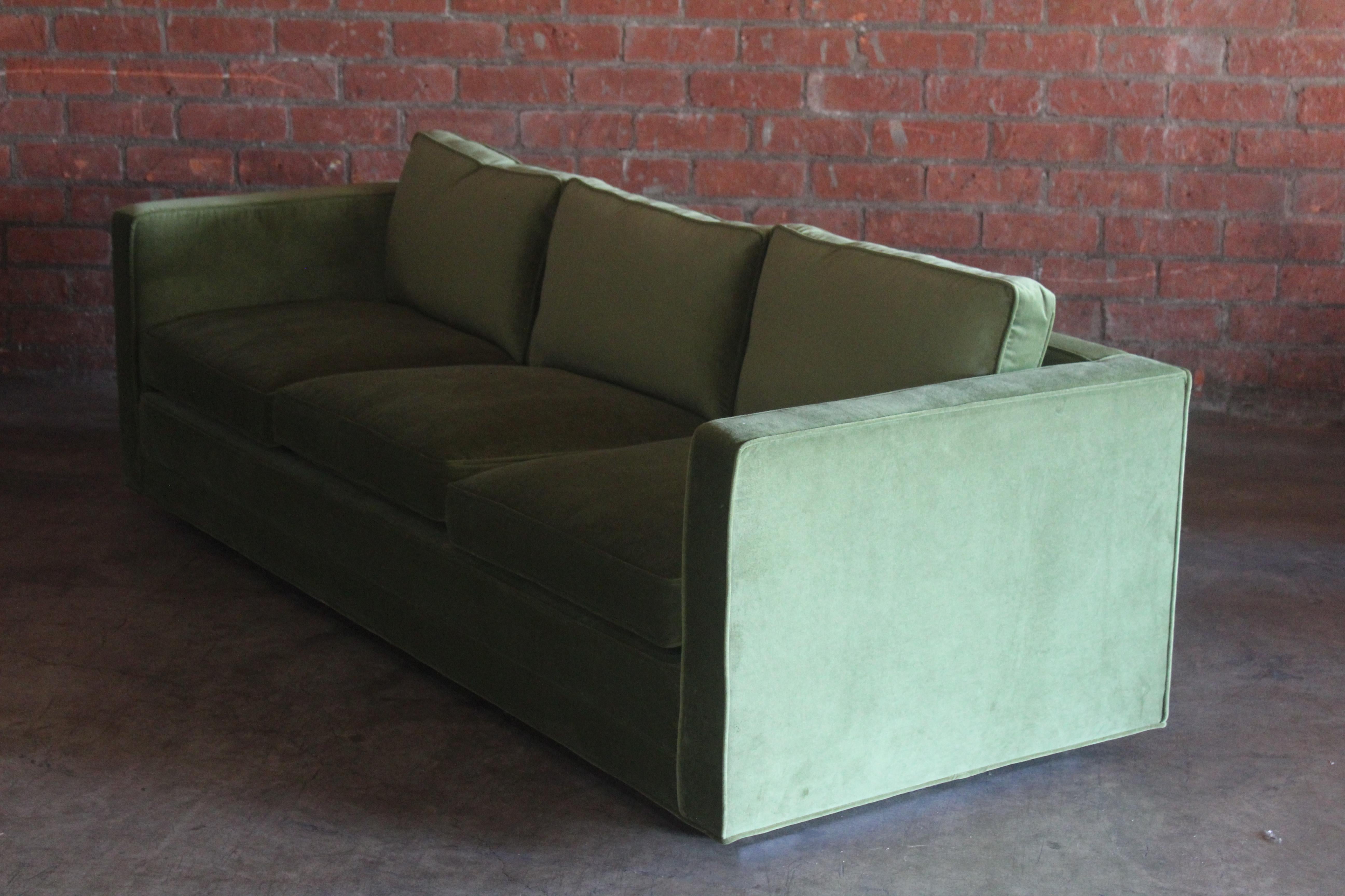 Tuxedo Sofa by Edward Wormley for Dunbar, 1950s. Pair Available, Sold Separately 2