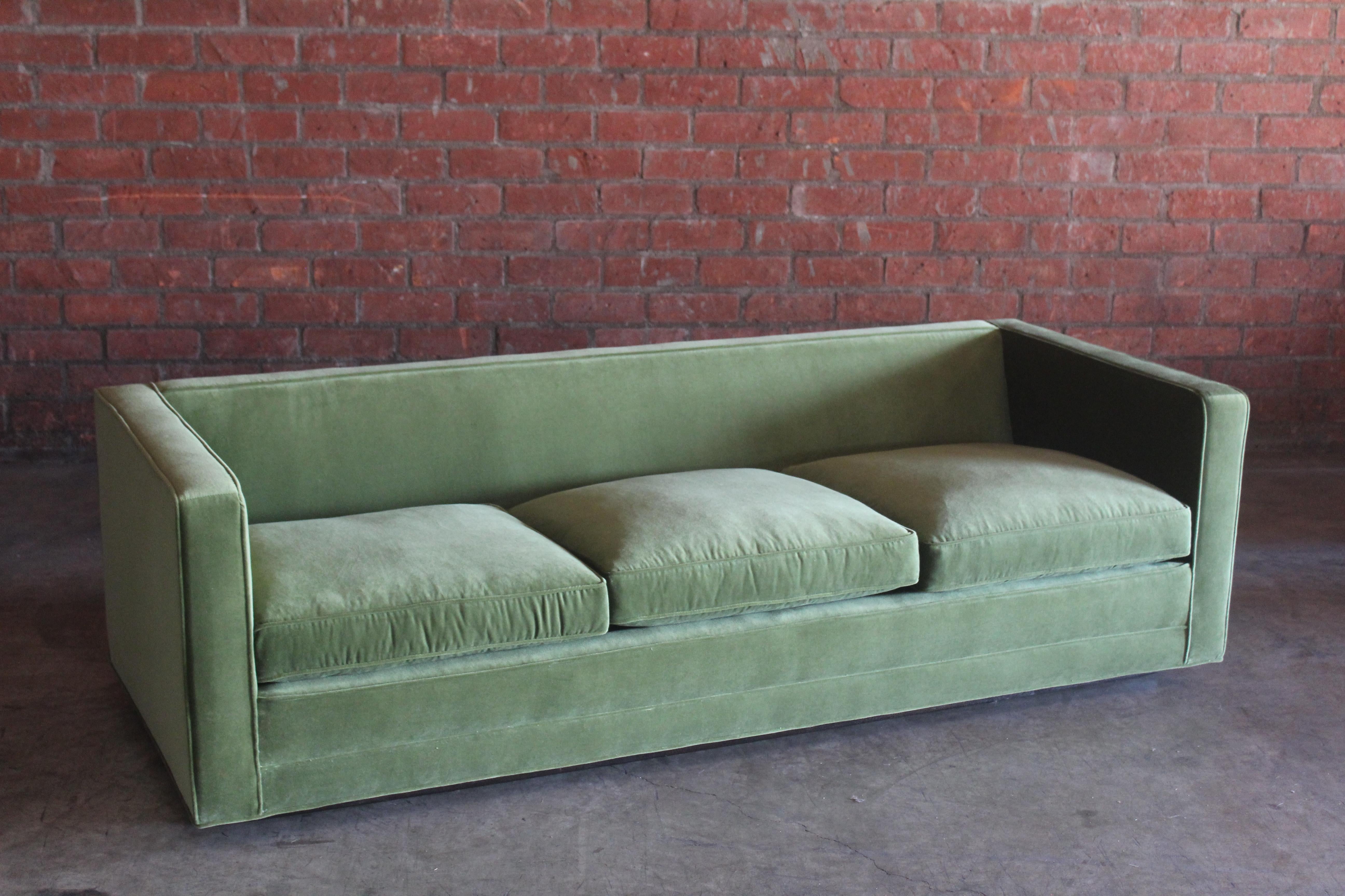 Tuxedo Sofa by Edward Wormley for Dunbar, 1950s. Pair Available, Sold Separately 8