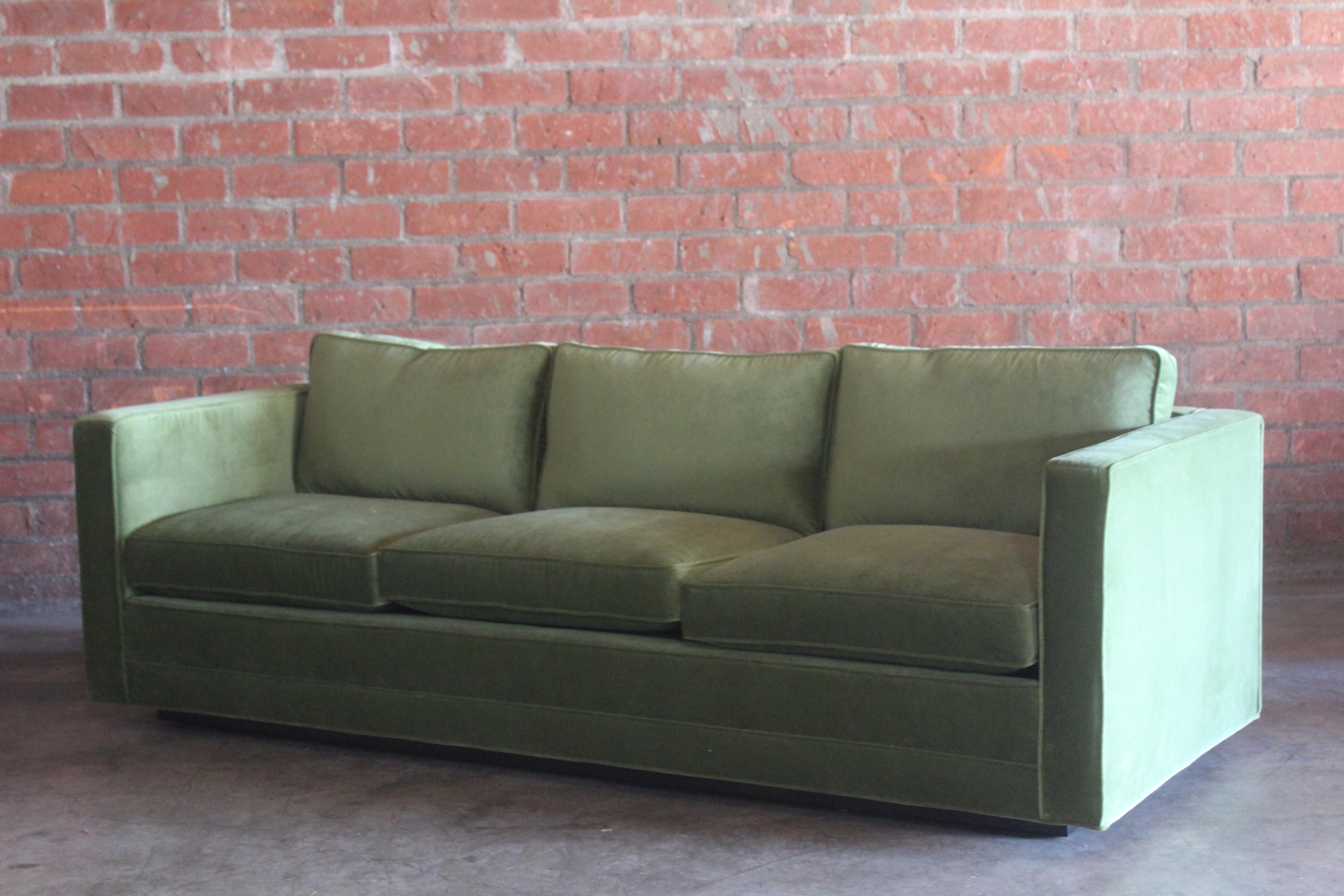 Tuxedo Sofa by Edward Wormley for Dunbar, 1950s. Pair Available, Sold Separately 1