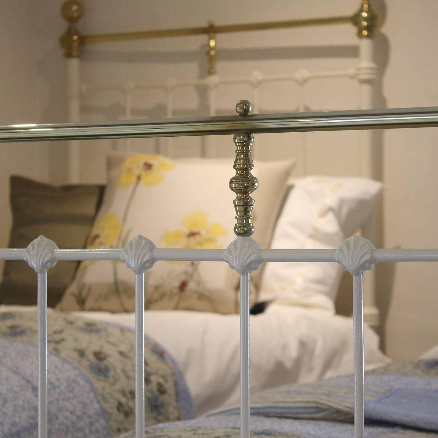 twin brass bed