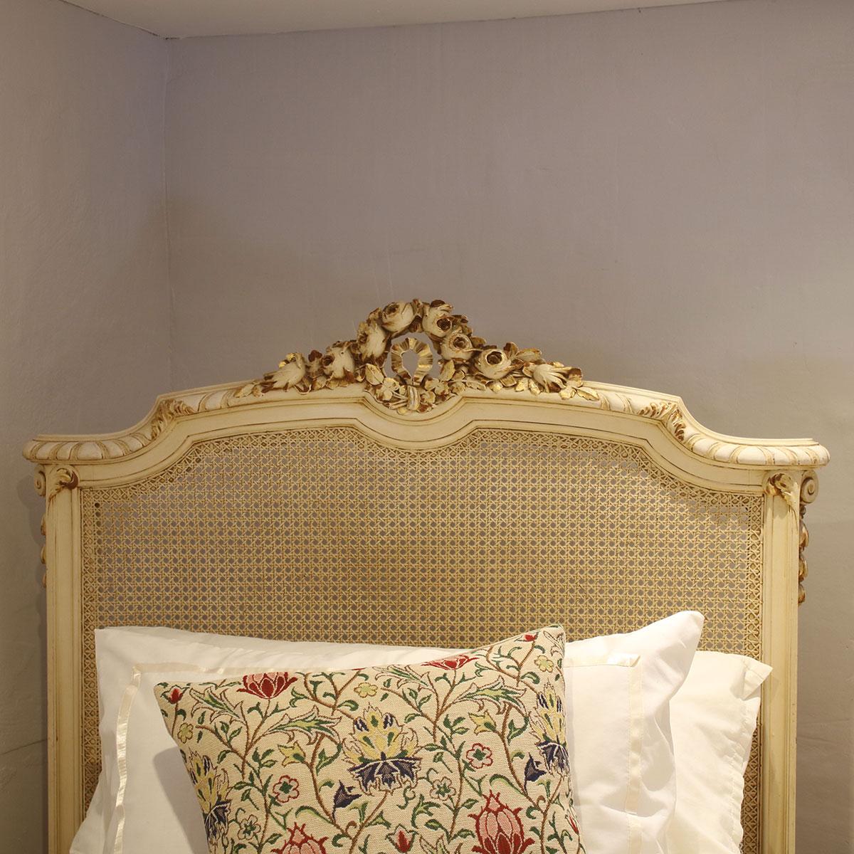 antique french twin bed