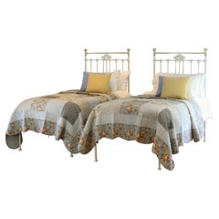 Matching Pair of Victorian Antique Beds MPS44