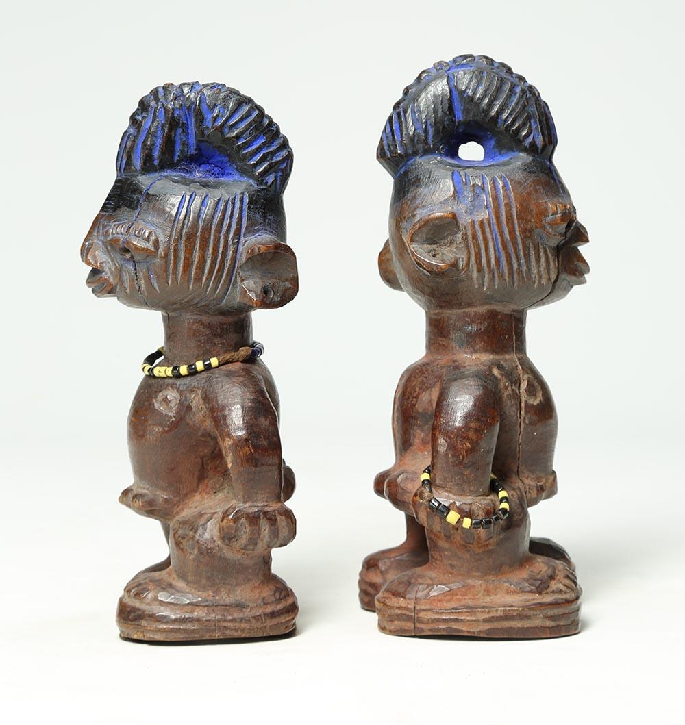 Nigerian Matching Pair of Yoruba Twin Figures Ibeji 8