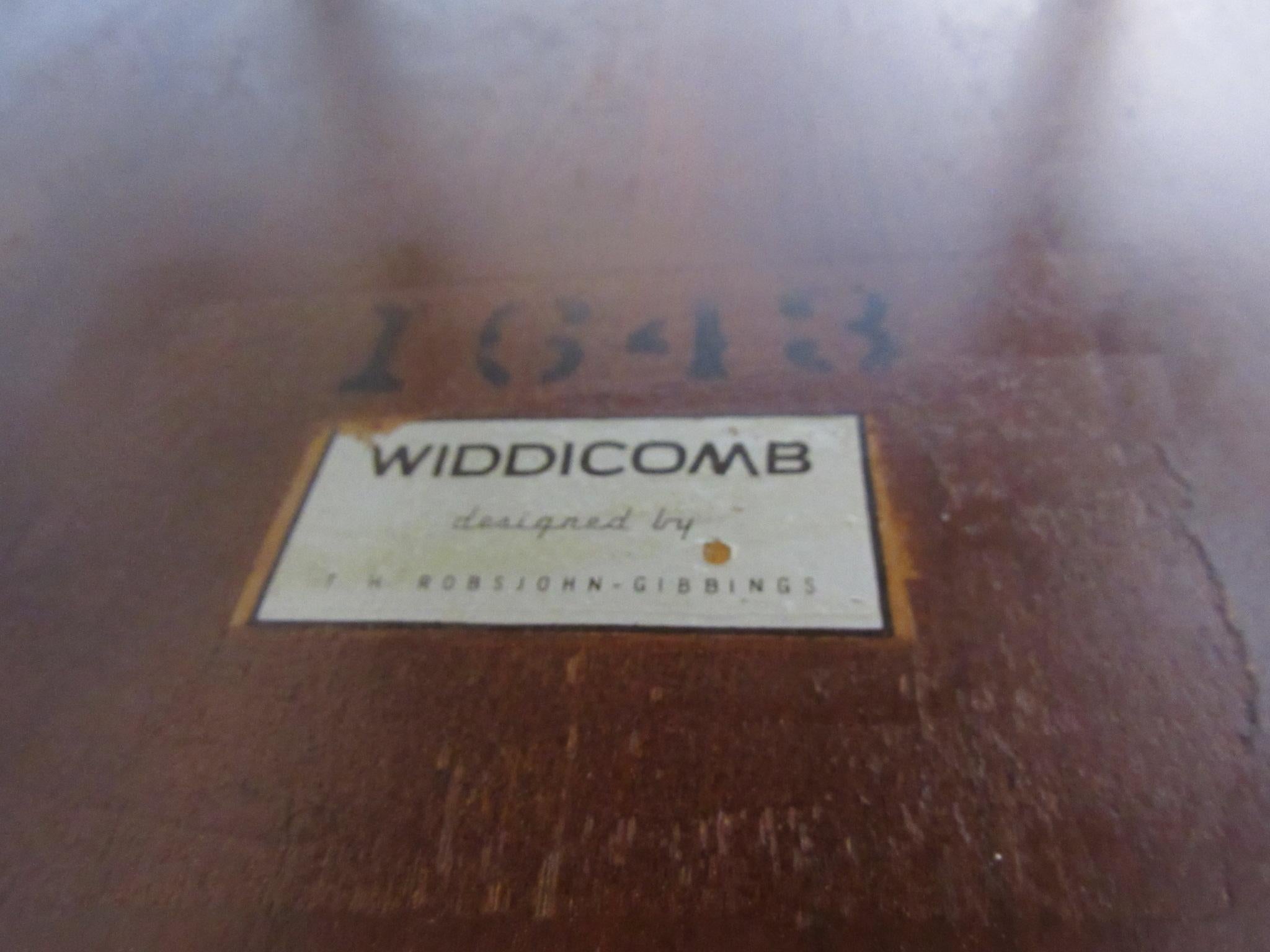 Matching Pair Side Tables / Nightstands by T.H. RobsJohn Gibbings for Widdicomb 1